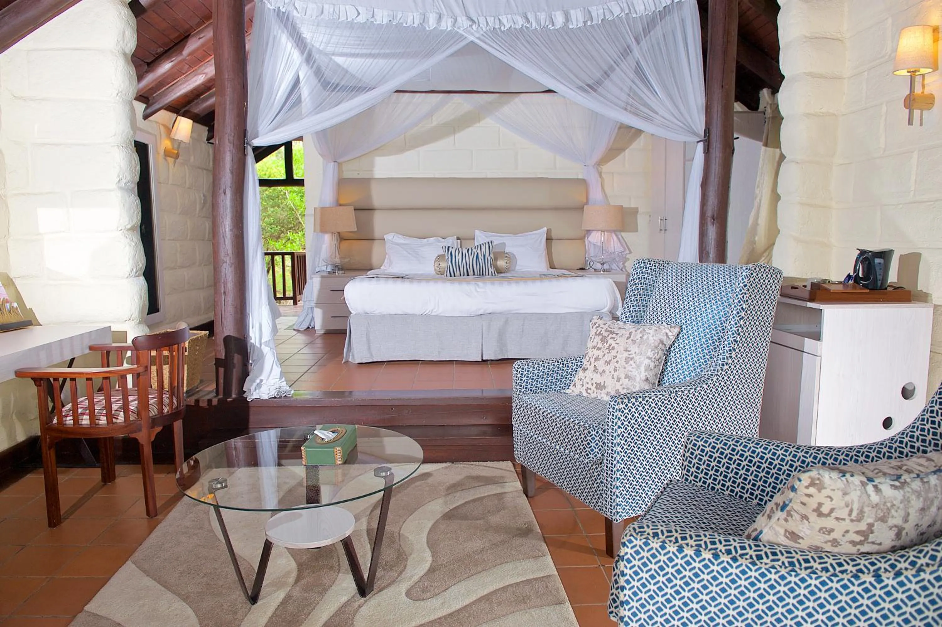 Decorative detail, Bed in The Great Rift Valley Lodge & Golf Resort