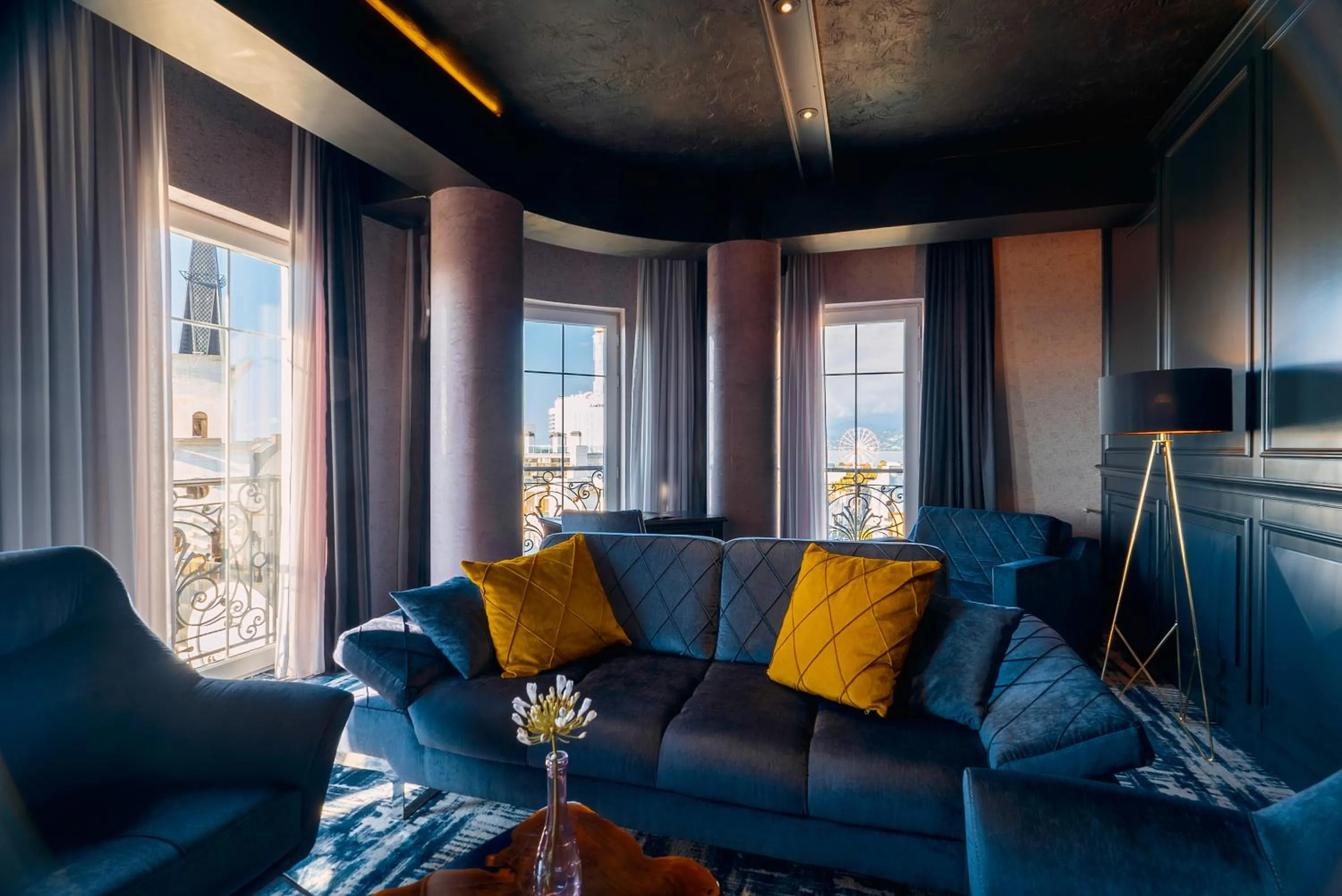 Seating area in Tapis Rouge Design Boutique Hotel