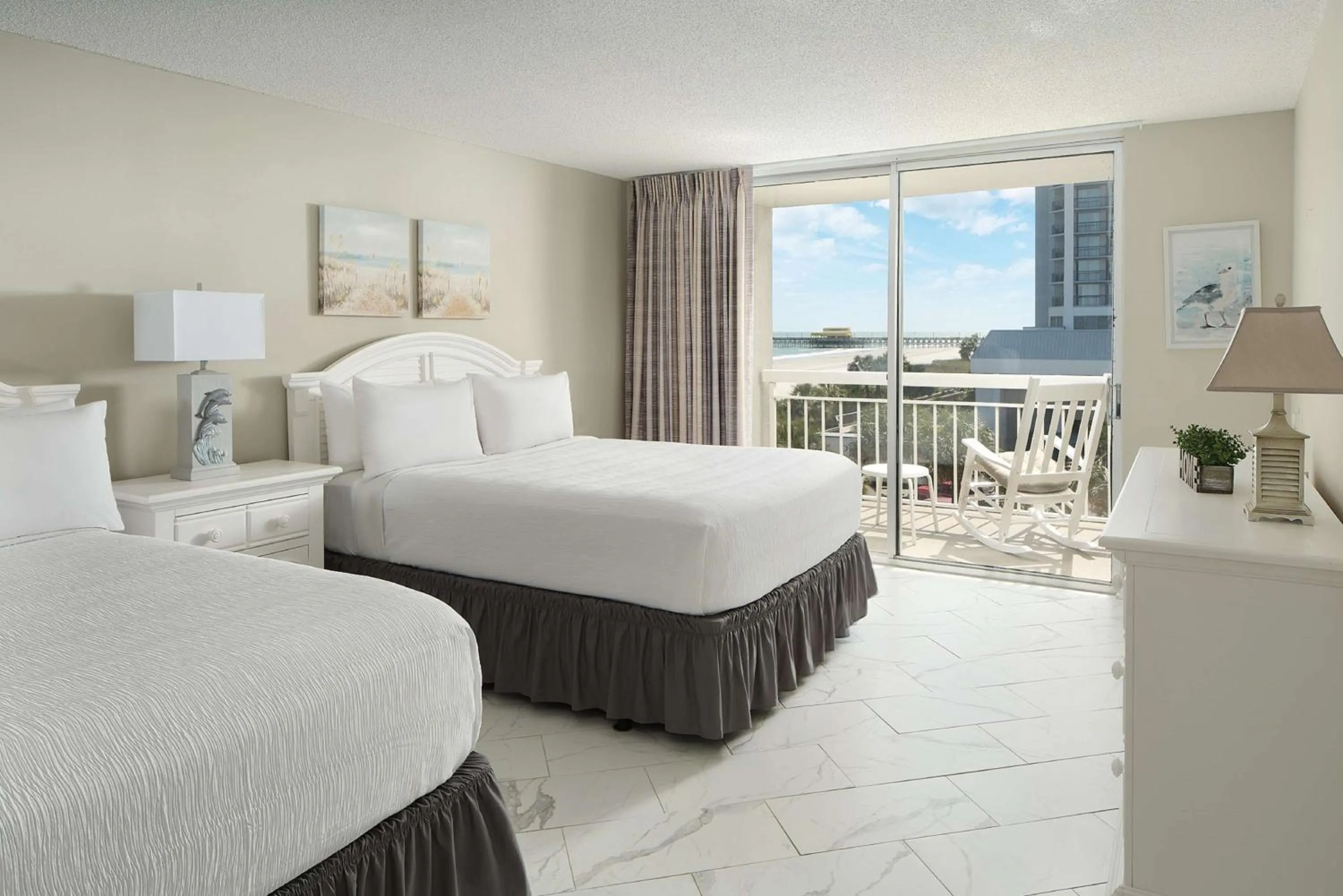 Bed in Kingston Plantation Condos