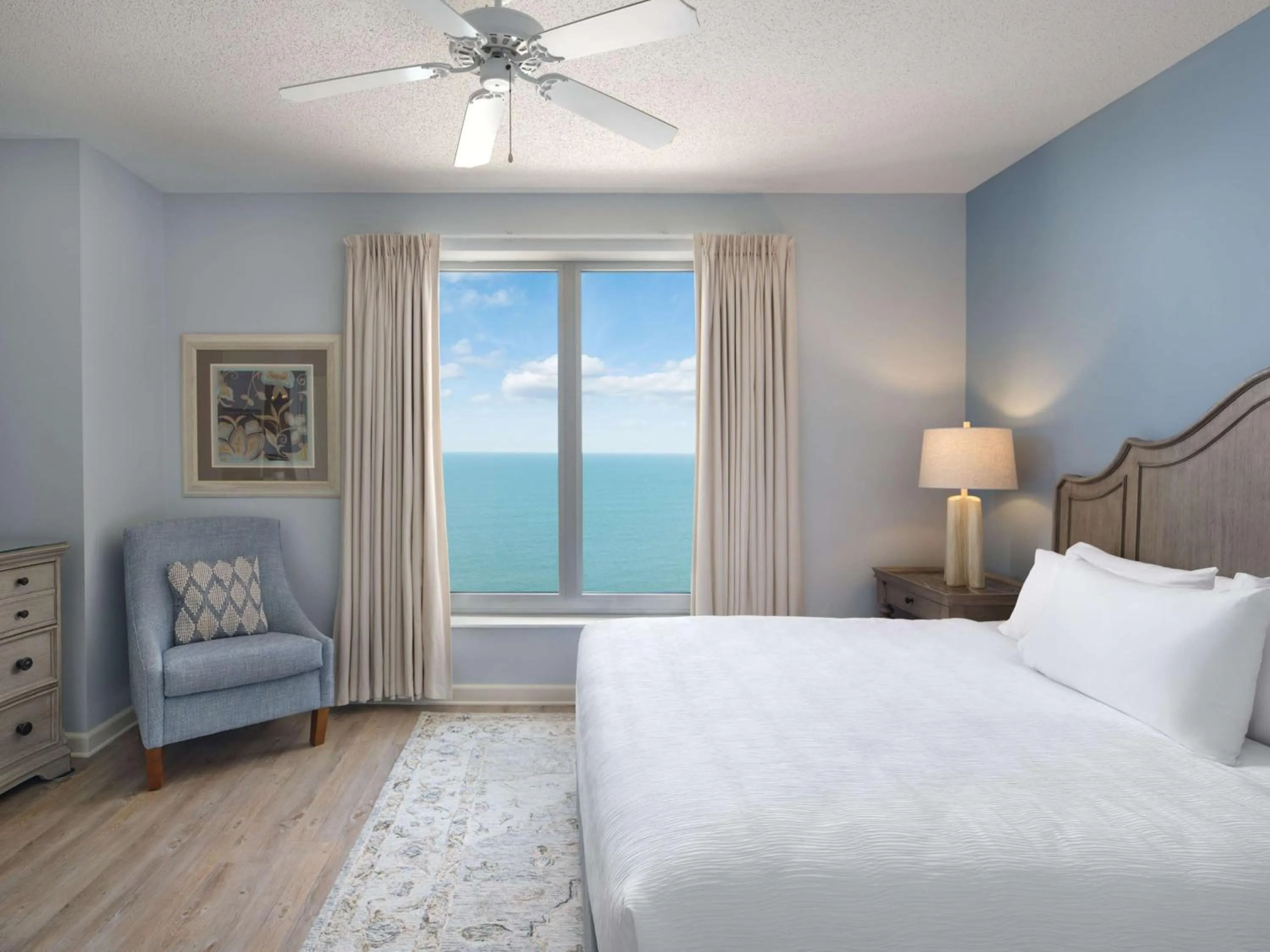 Bed in Kingston Plantation Condos