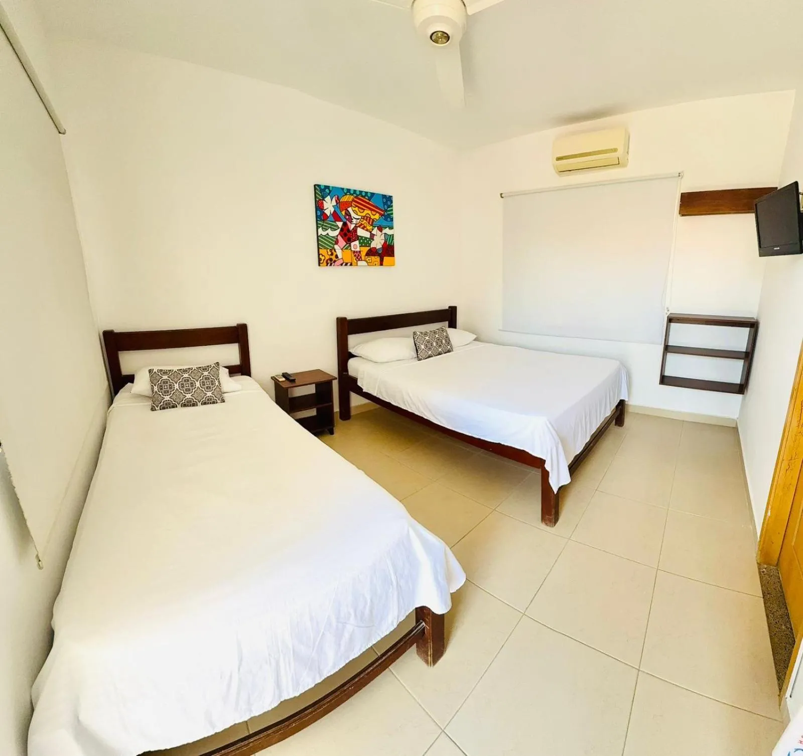Bed in Hotel Ocean Taganga Internacional