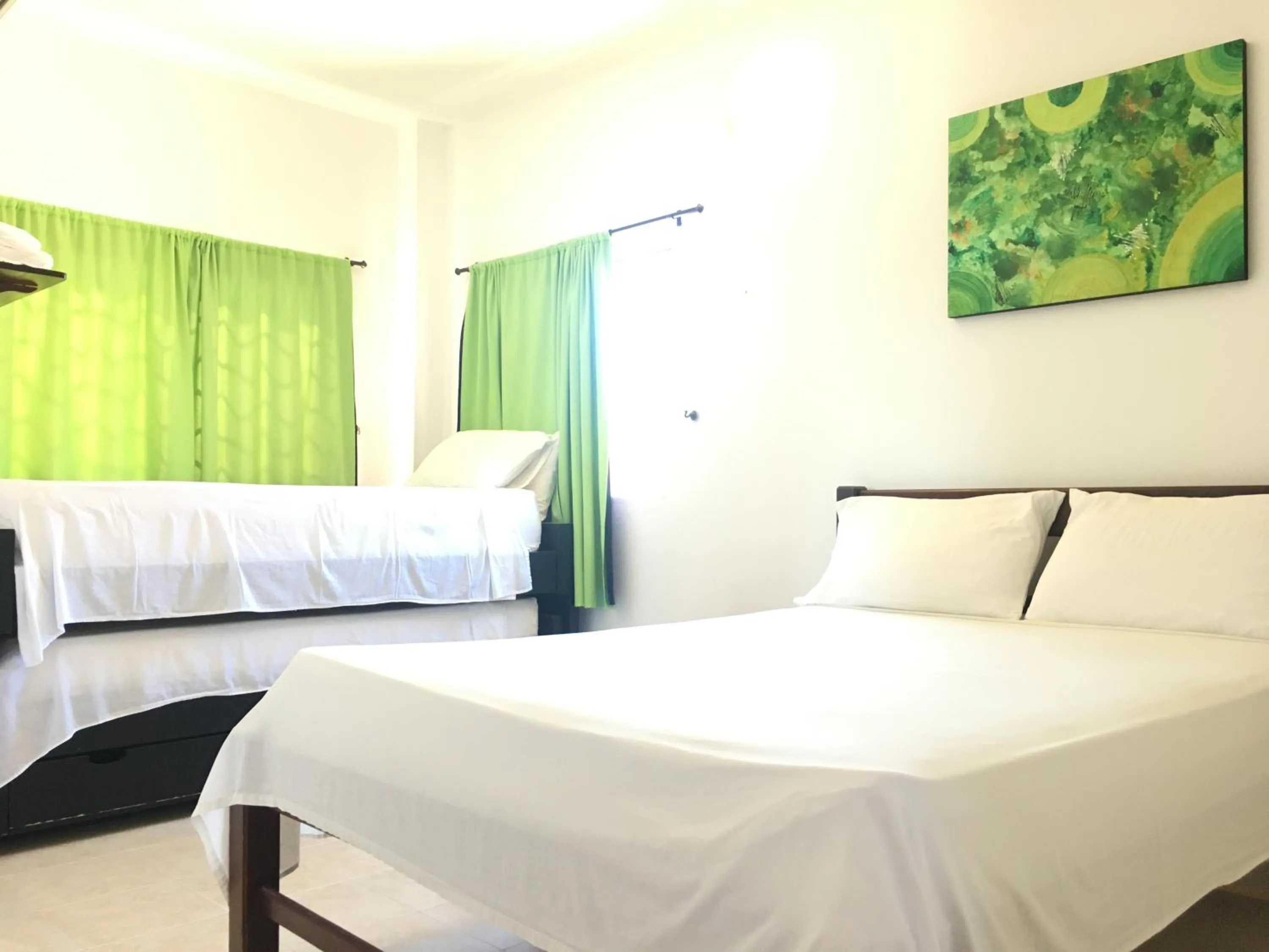 Bed in Hotel Ocean Taganga Internacional