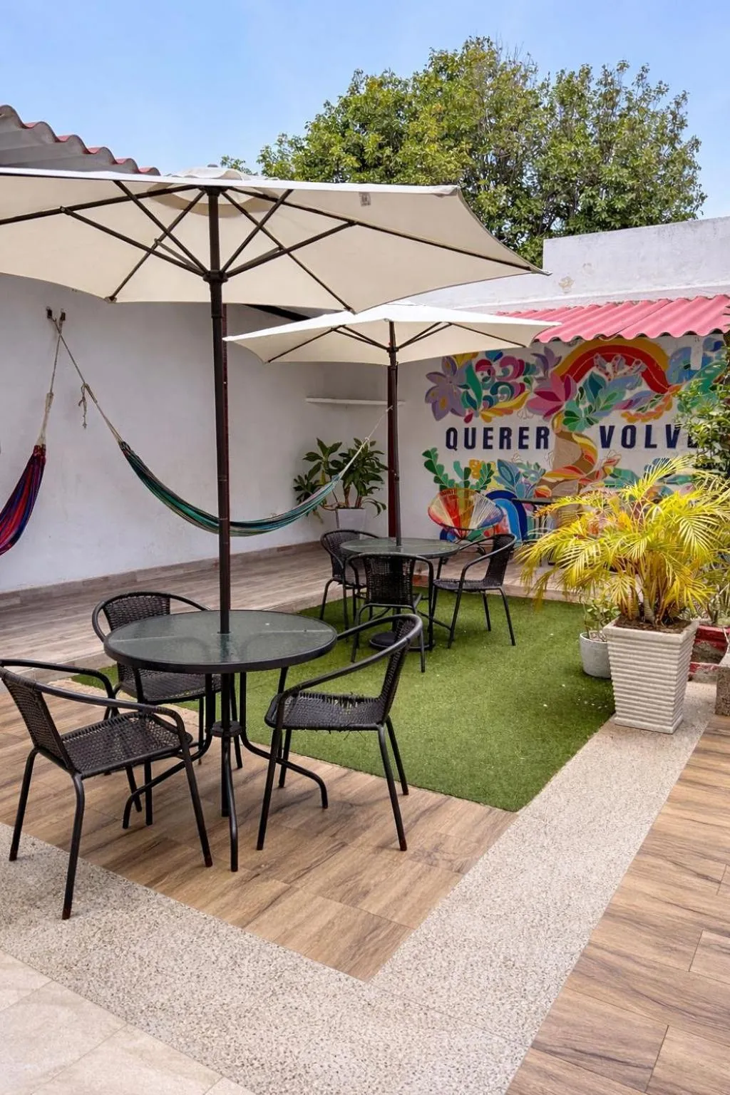 Patio in Hotel Ocean Taganga Internacional