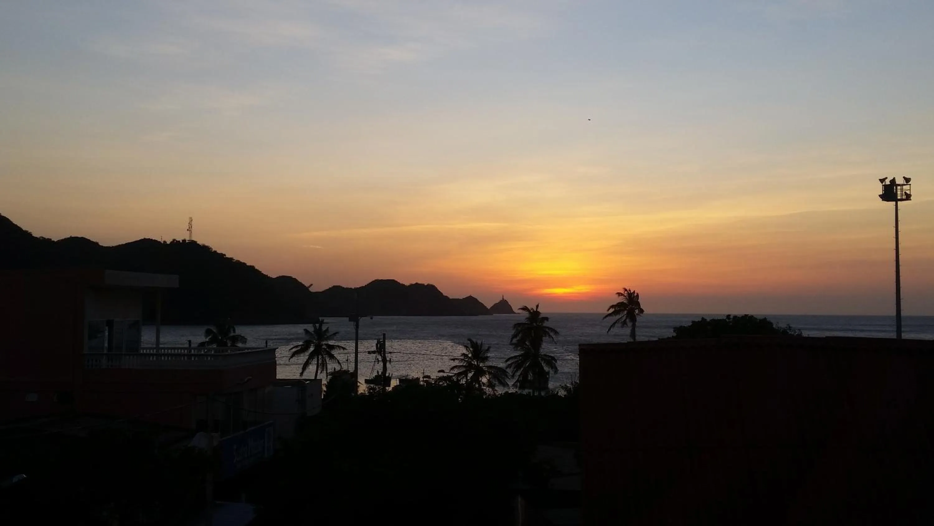 Sunset in Hotel Ocean Taganga Internacional