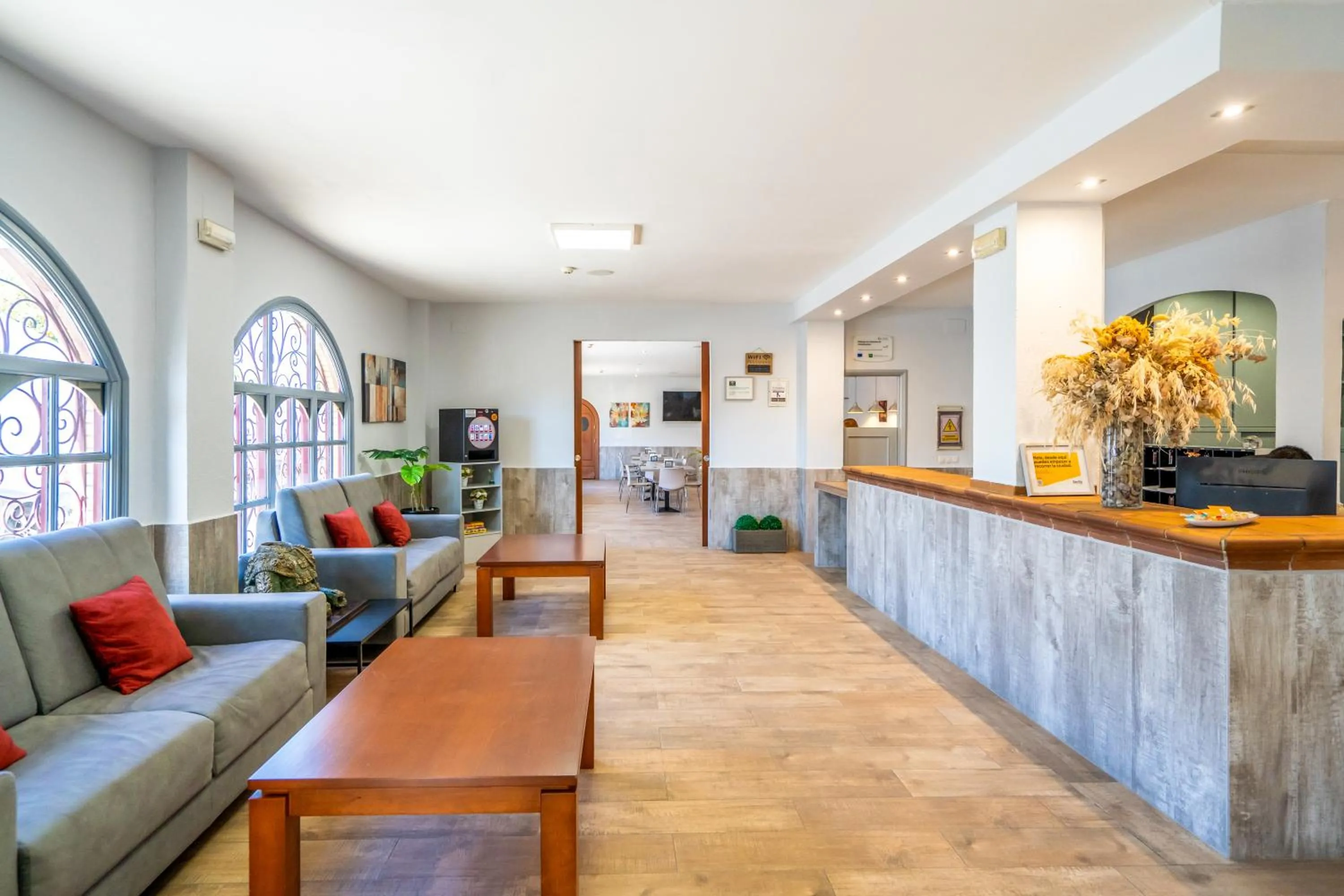 Lobby or reception in Apartamentos Puerta del Sur