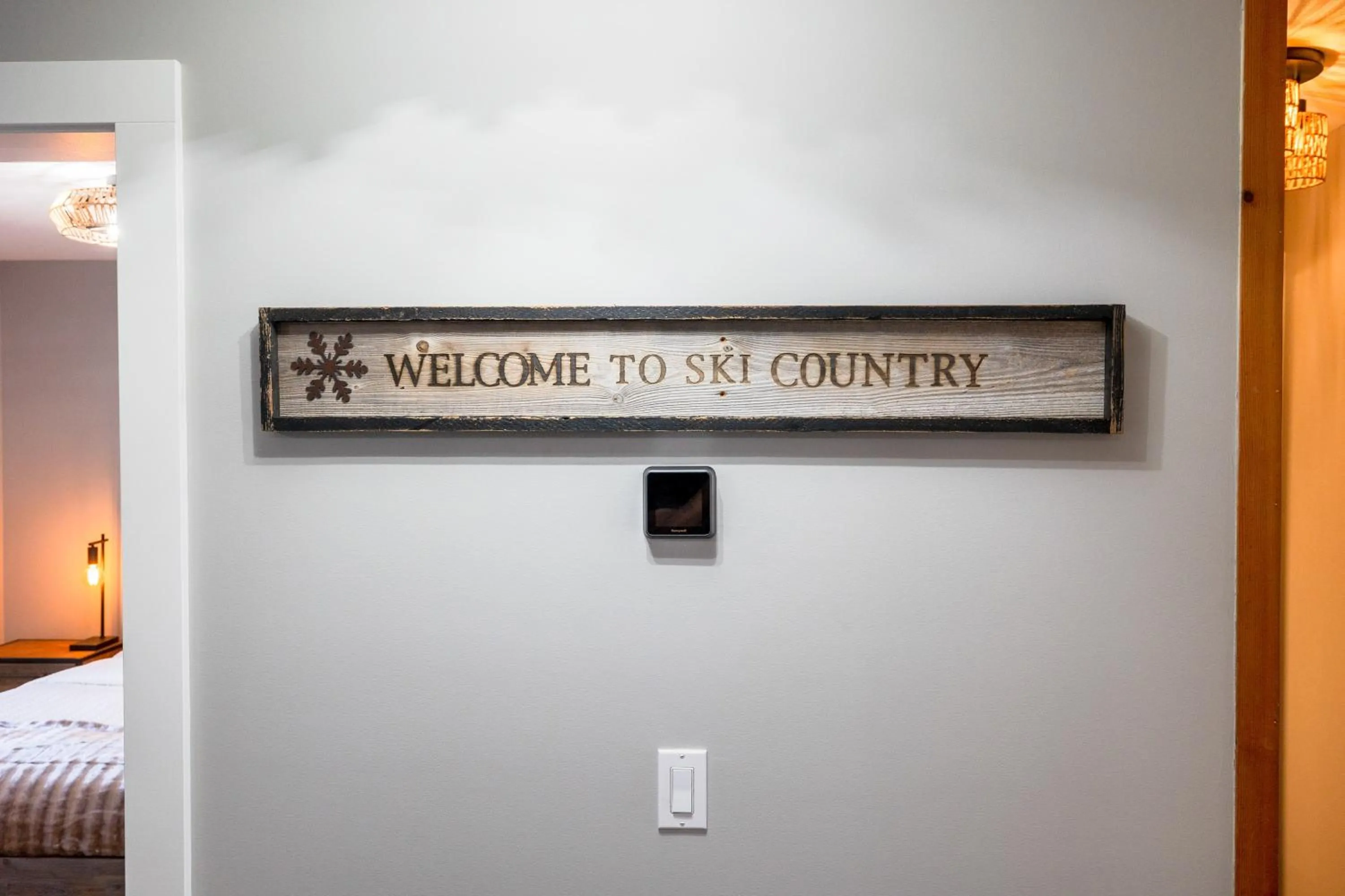 Bed in Stone Creek Chalets by Fernie Central Reservations