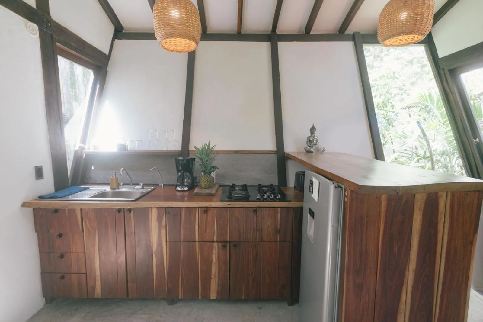 kitchen in Nahouse Jungle Lodges