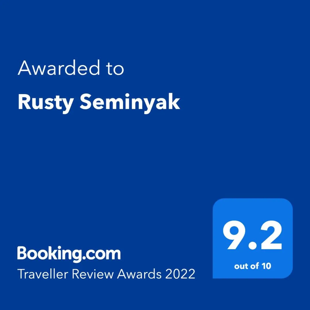 Logo/Certificate/Sign in Rusty Seminyak