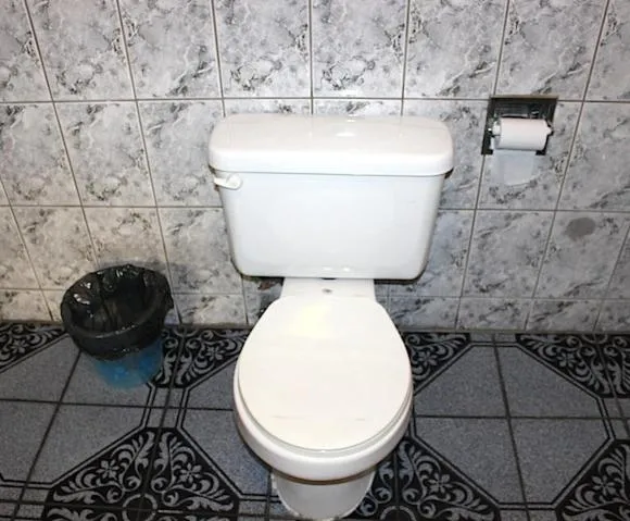 Toilet in Beacon Motel