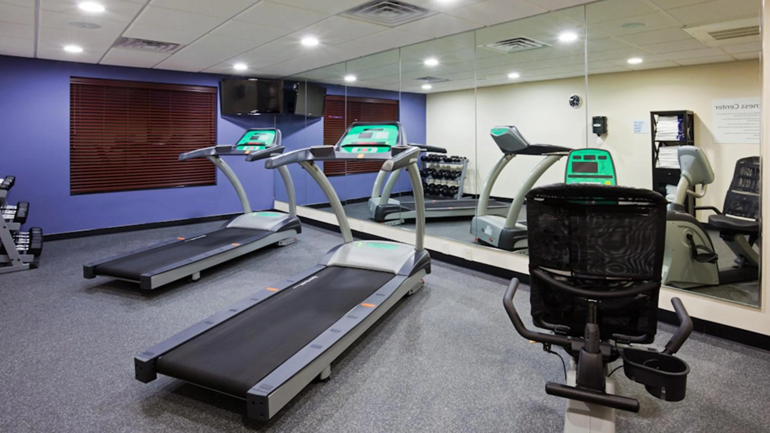 Fitness centre/facilities in Holiday Inn Express and Suites Rochester West-Medical Center by IHG