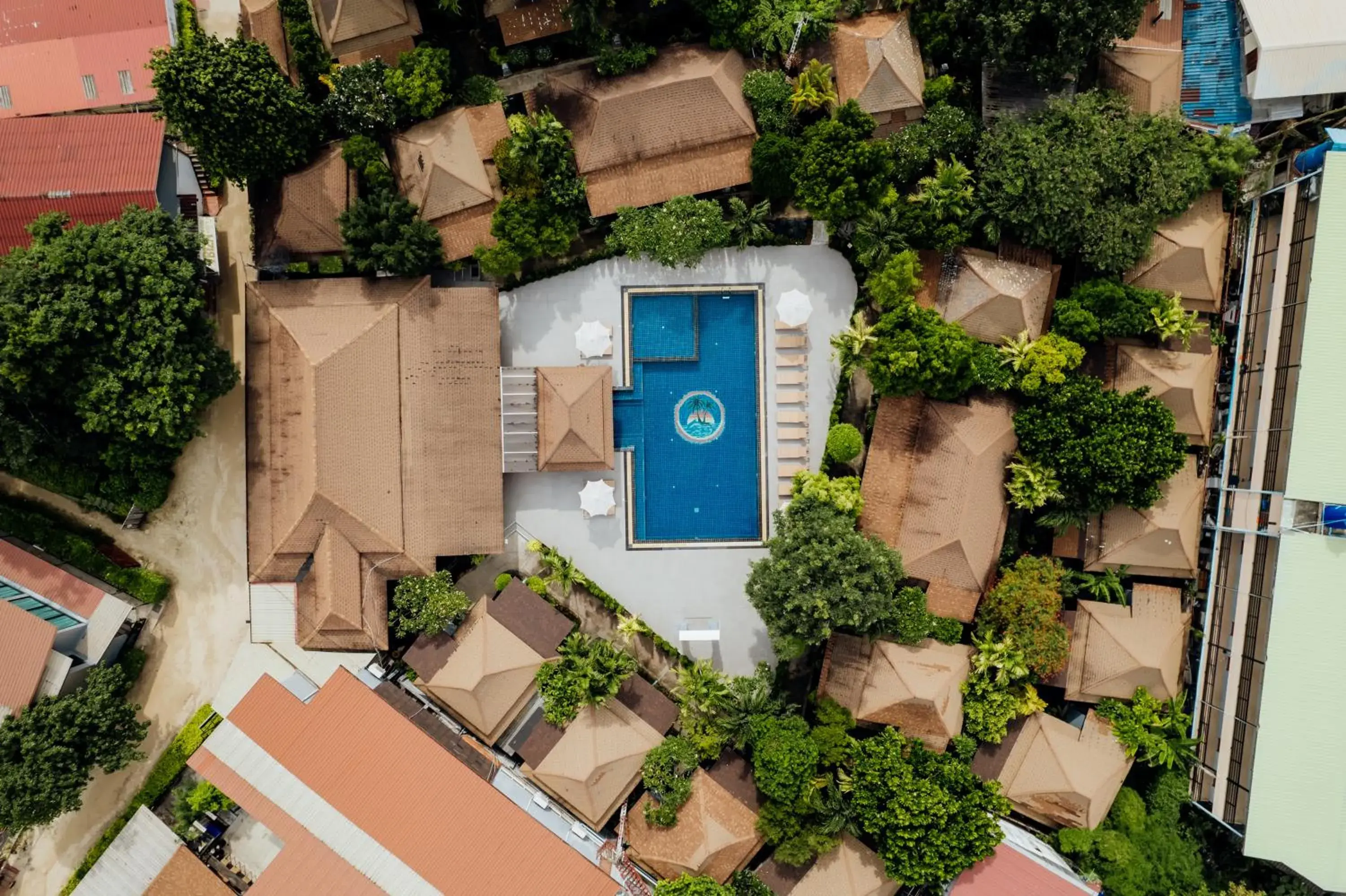 Bird's eye view in Ibiza House Phi Phi Bird's eye view in Ibiza House Phi Phi