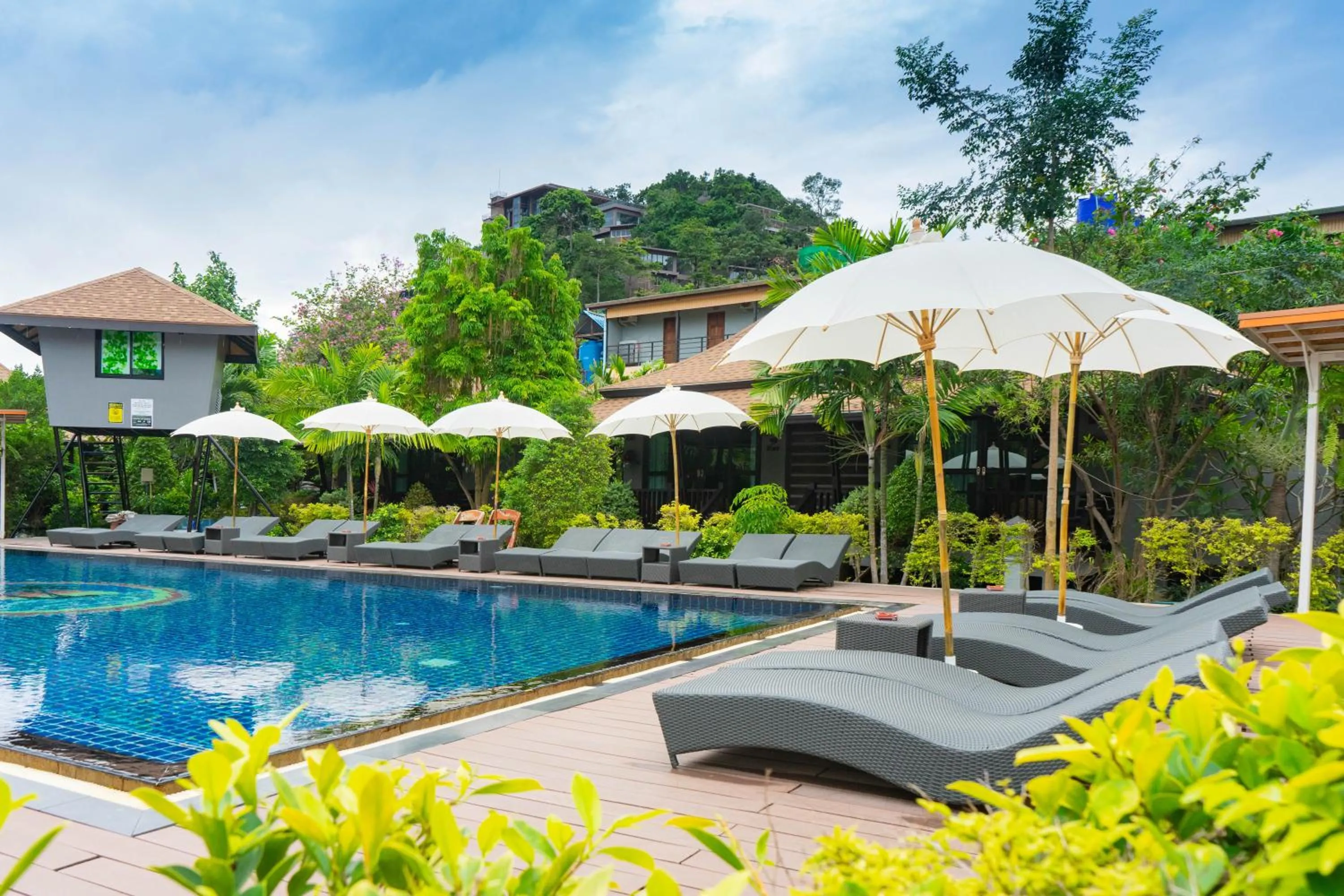 Swimming pool in Ibiza House Phi Phi