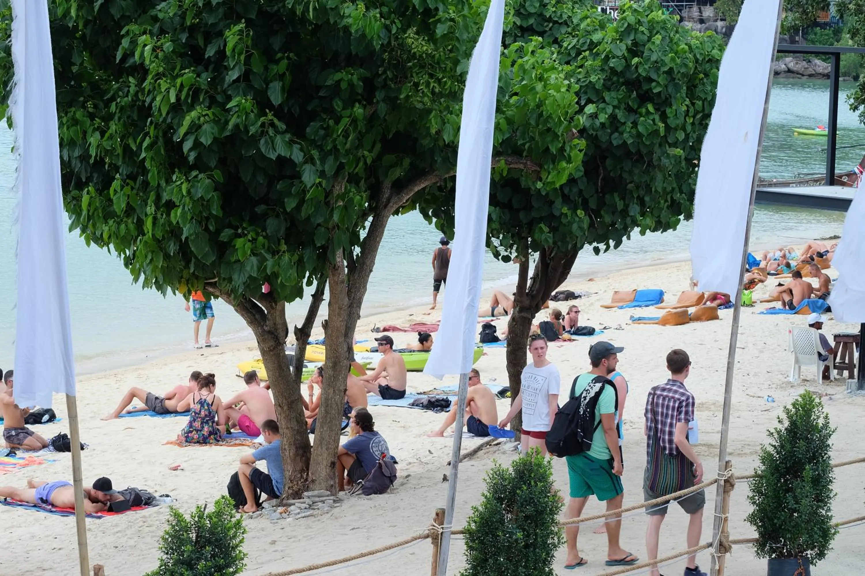 Beach in Ibiza House Phi Phi