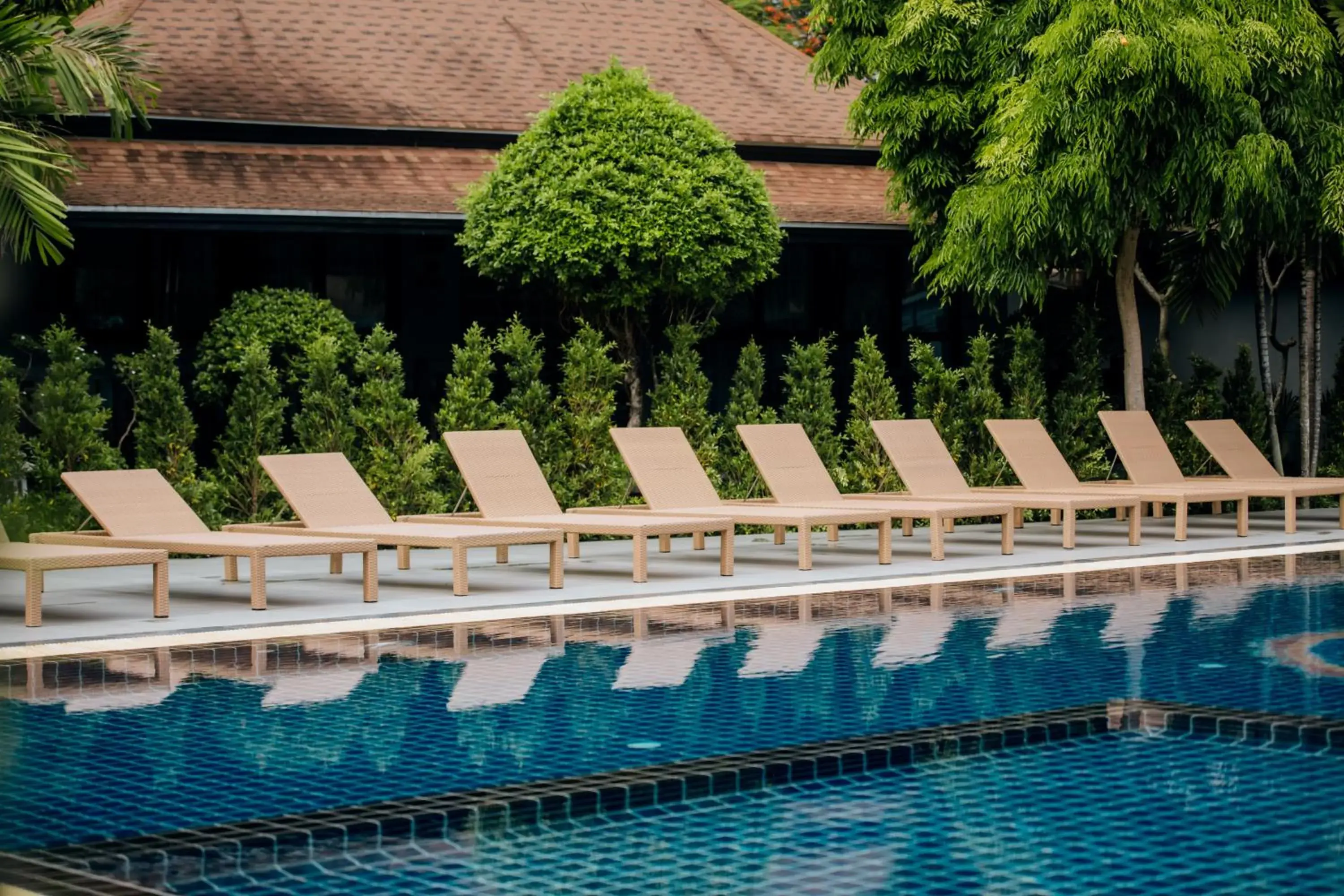 Pool view in Ibiza House Phi Phi Pool view in Ibiza House Phi Phi