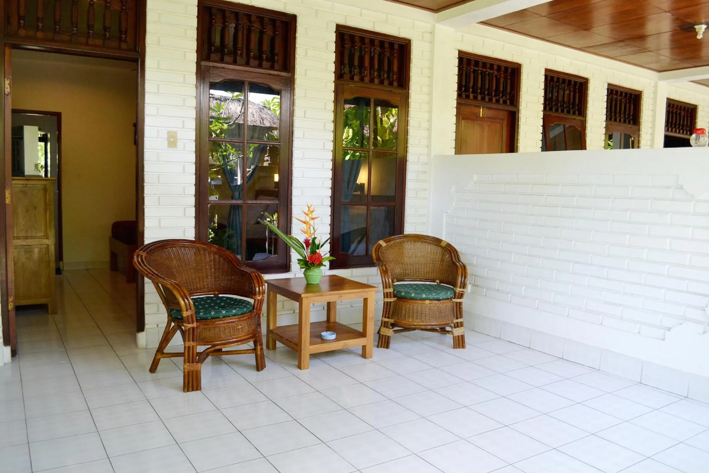 Balcony/Terrace in Flamboyan Hotel