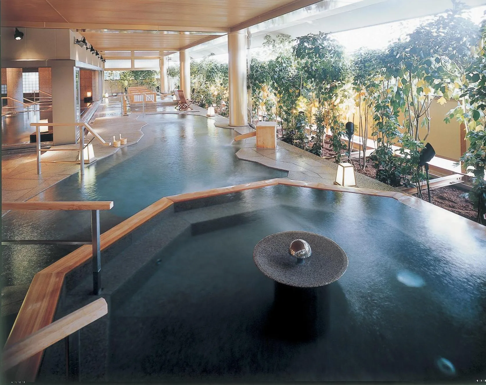 Hot Spring Bath in Yunokuni Tensyo