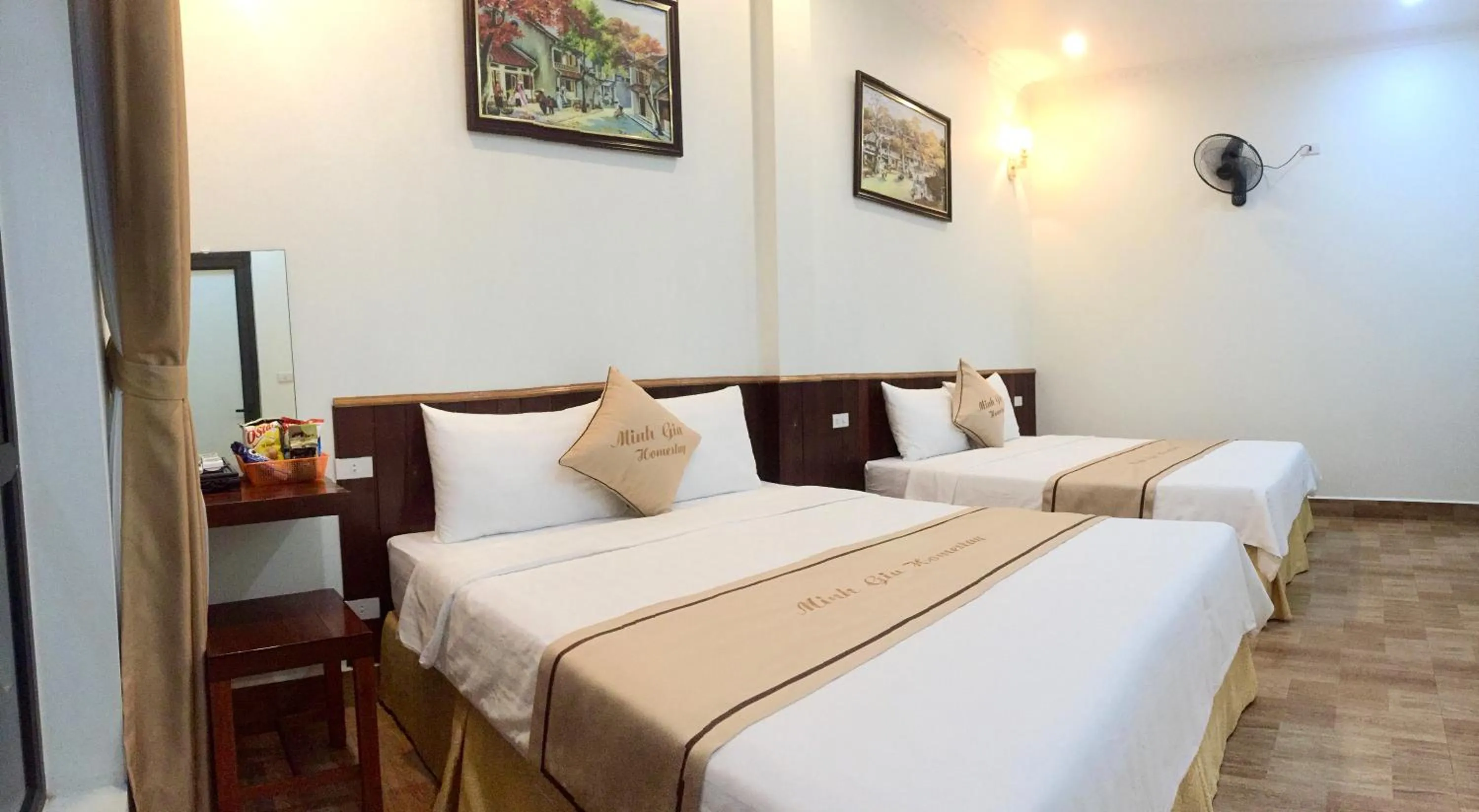 Bed in Tam Coc Minh Gia Homestay
