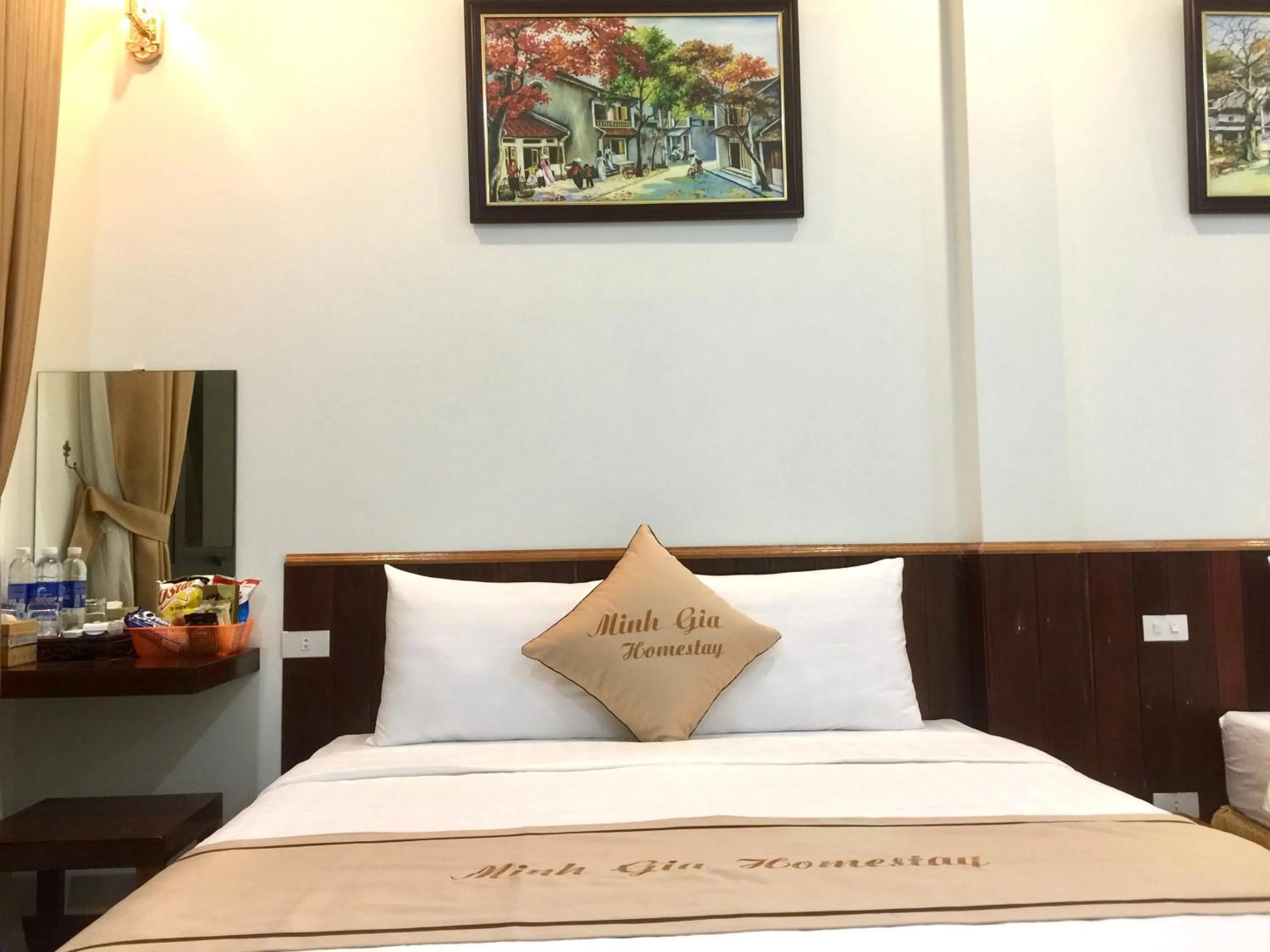 Bed in Tam Coc Minh Gia Homestay