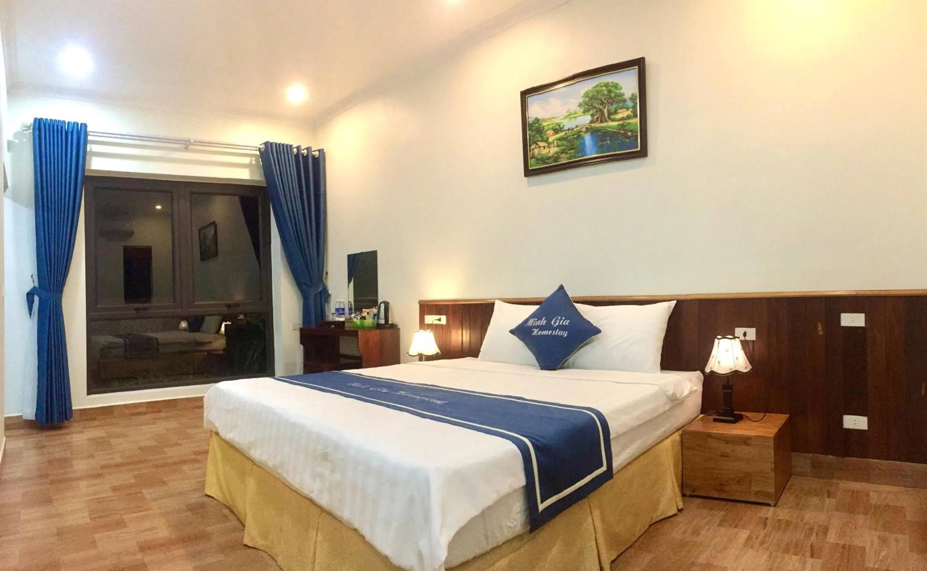 Bed in Tam Coc Minh Gia Homestay
