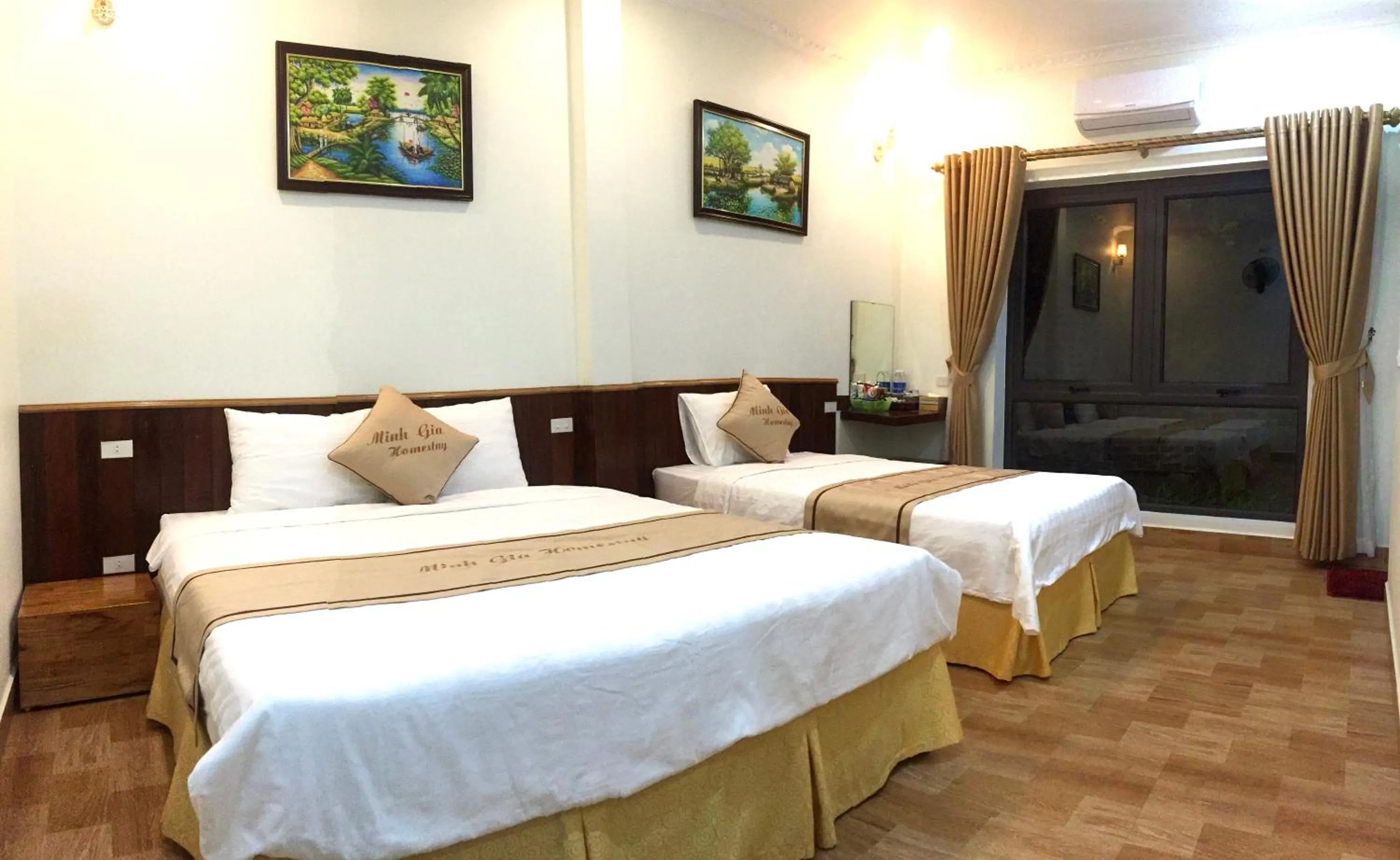 Bed in Tam Coc Minh Gia Homestay