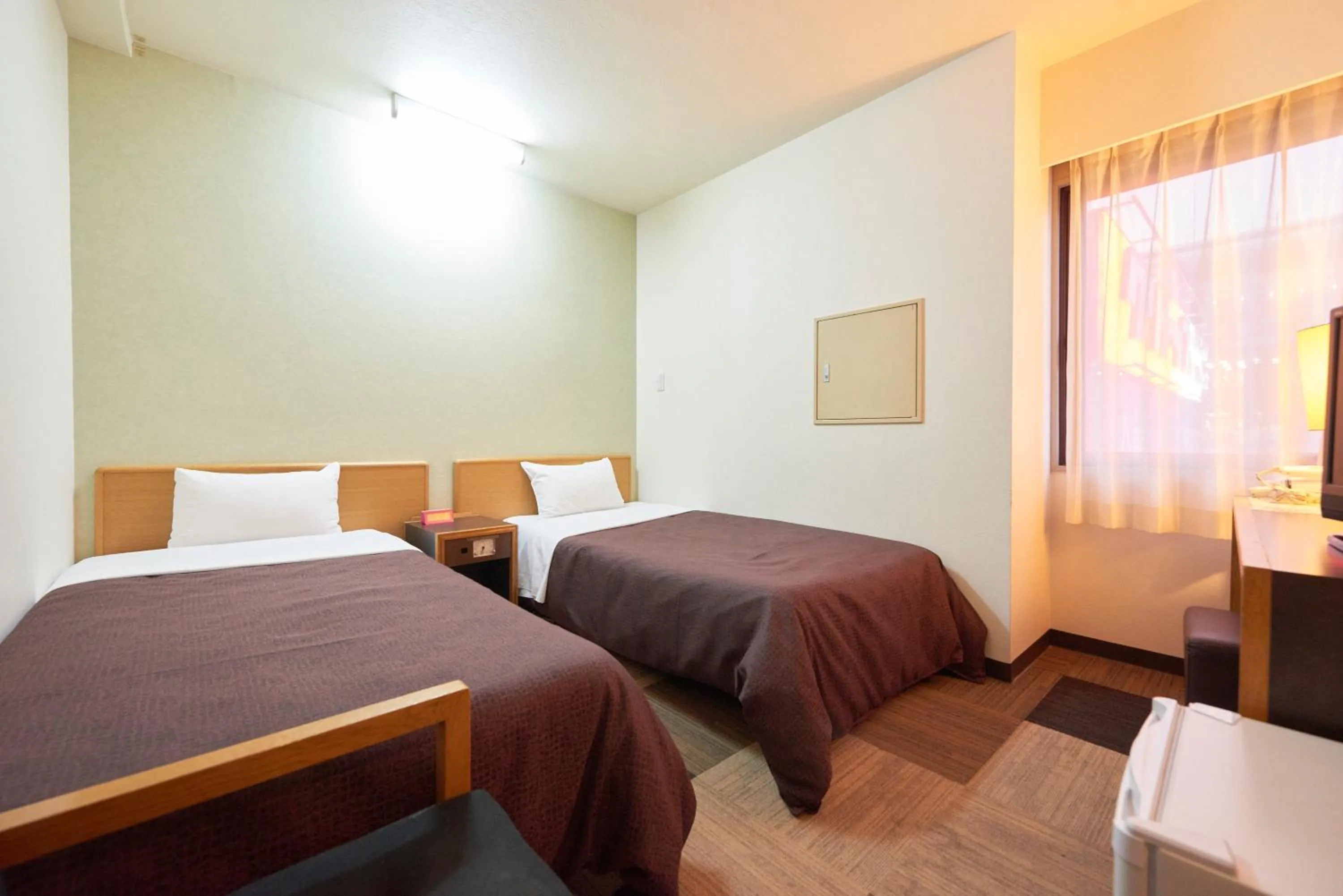 Bed in Select inn Iwaki Ekimae