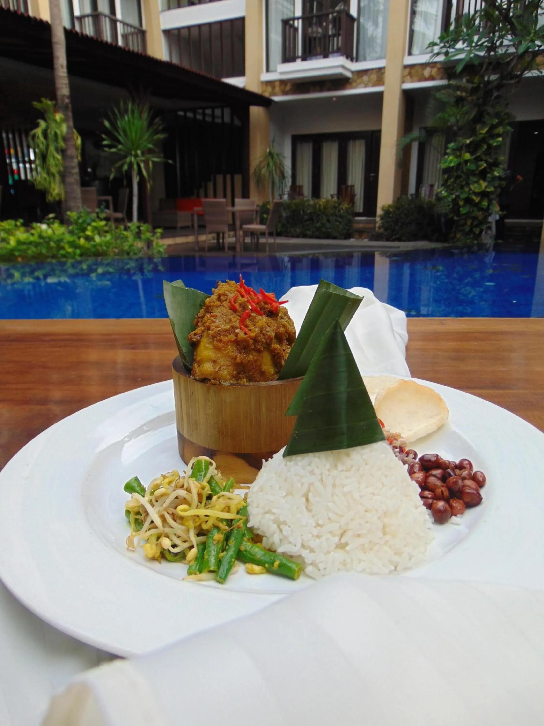Food close-up in Suris Boutique Hotel