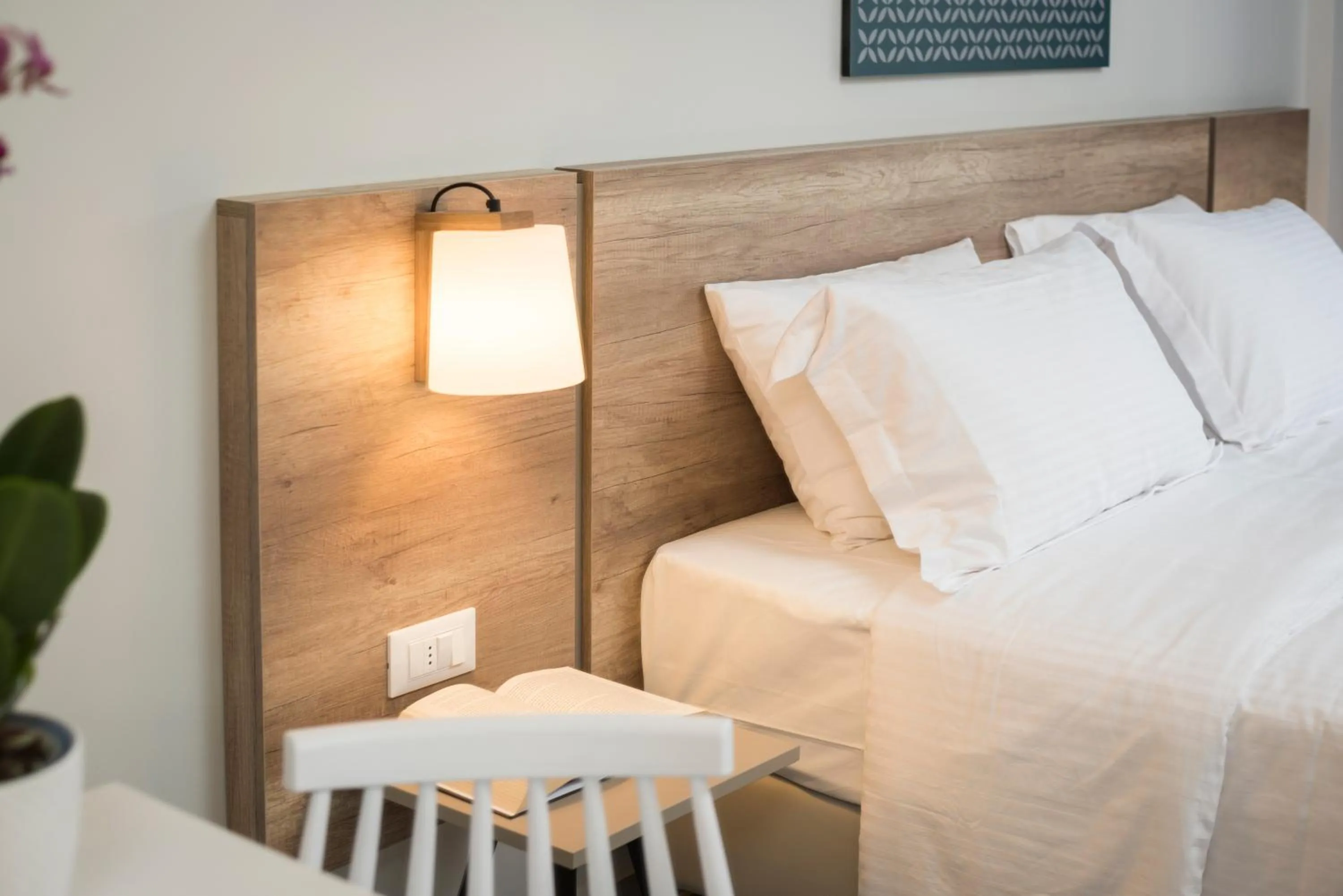 Decorative detail, Bed in IRINI STALOS Apartments