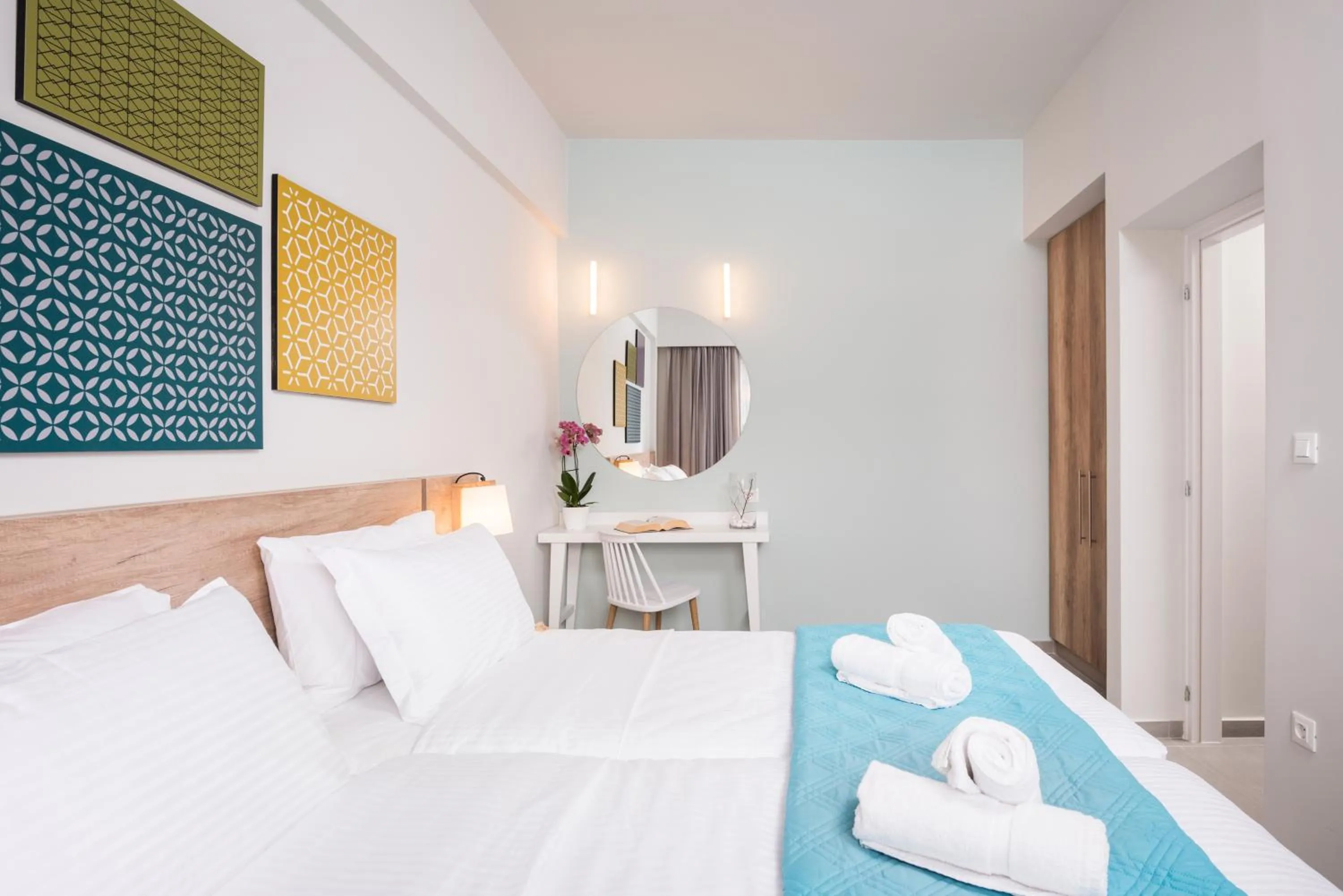 Photo of the whole room, Bed in IRINI STALOS Apartments