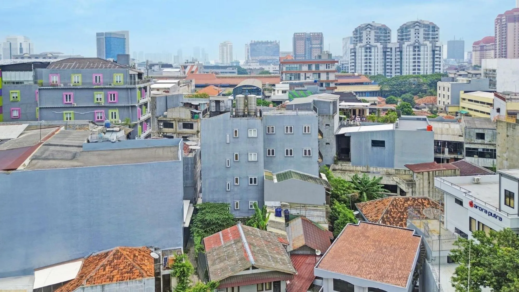 City view in Hotel O Gambir Near Juanda Station Formerly Bunga Dahlia