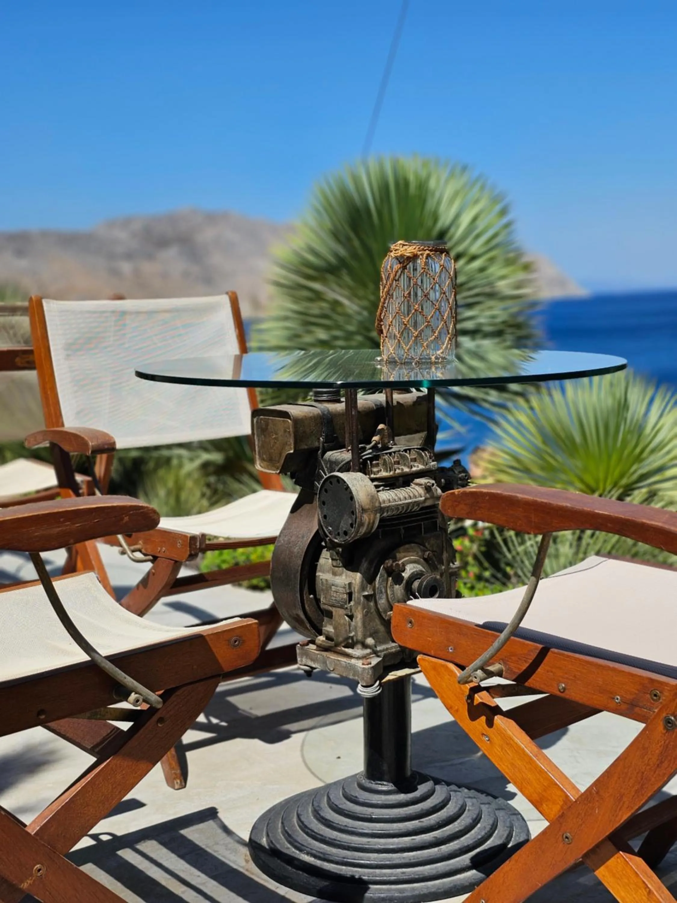 Seating area in Niriides Hotel Apartments