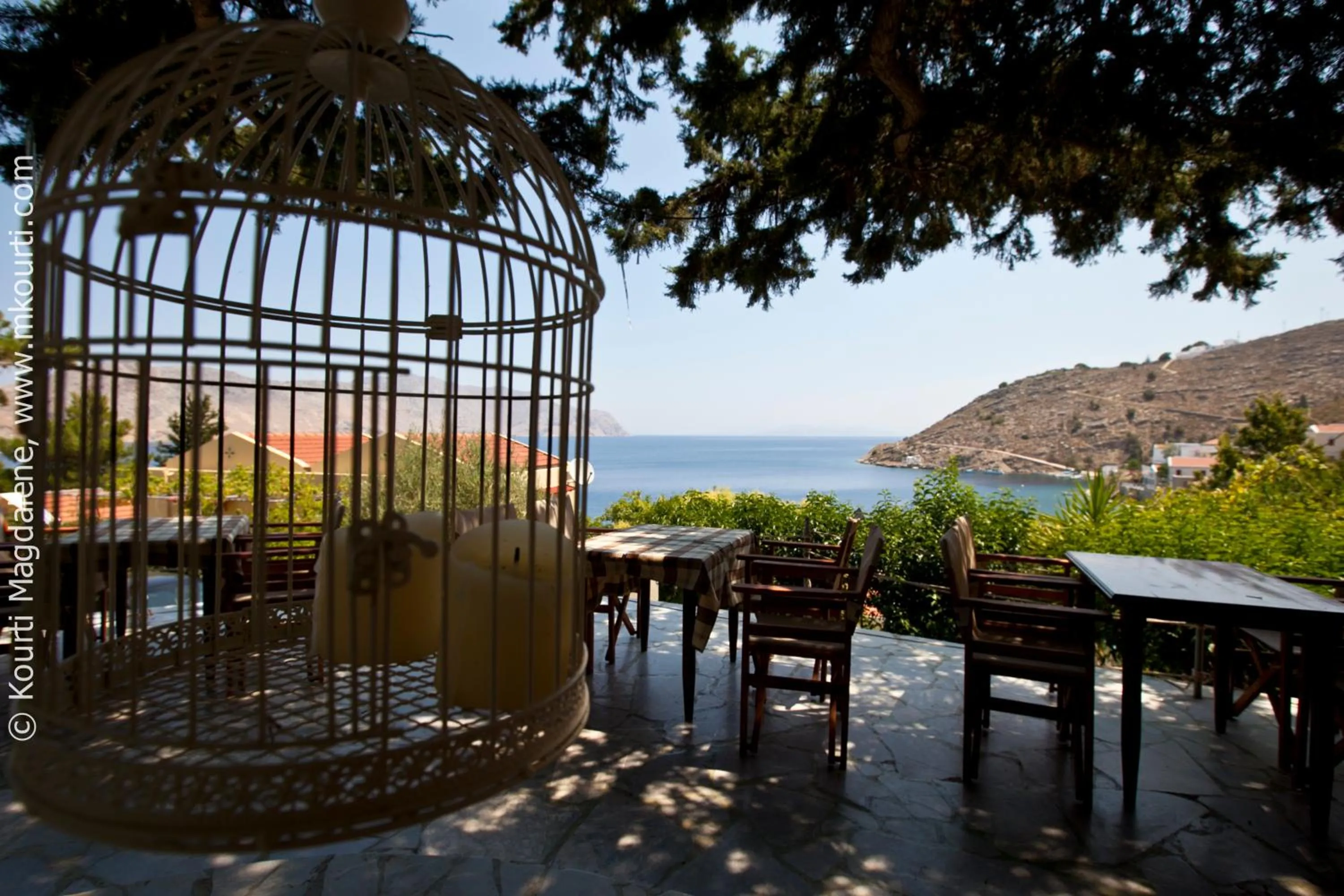 Text overlay in Niriides Hotel Apartments