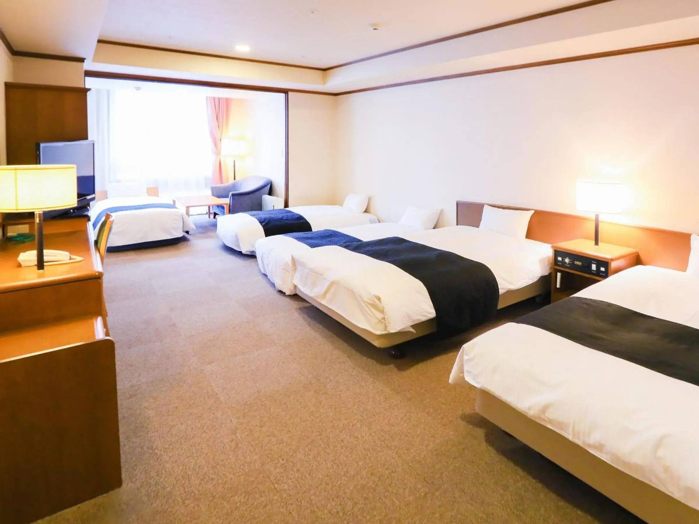 Photo of the whole room, Bed in APA Hotel Sapporo Susukino Ekinishi Photo of the whole room, Bed in APA Hotel Sapporo Susukino Ekinishi
