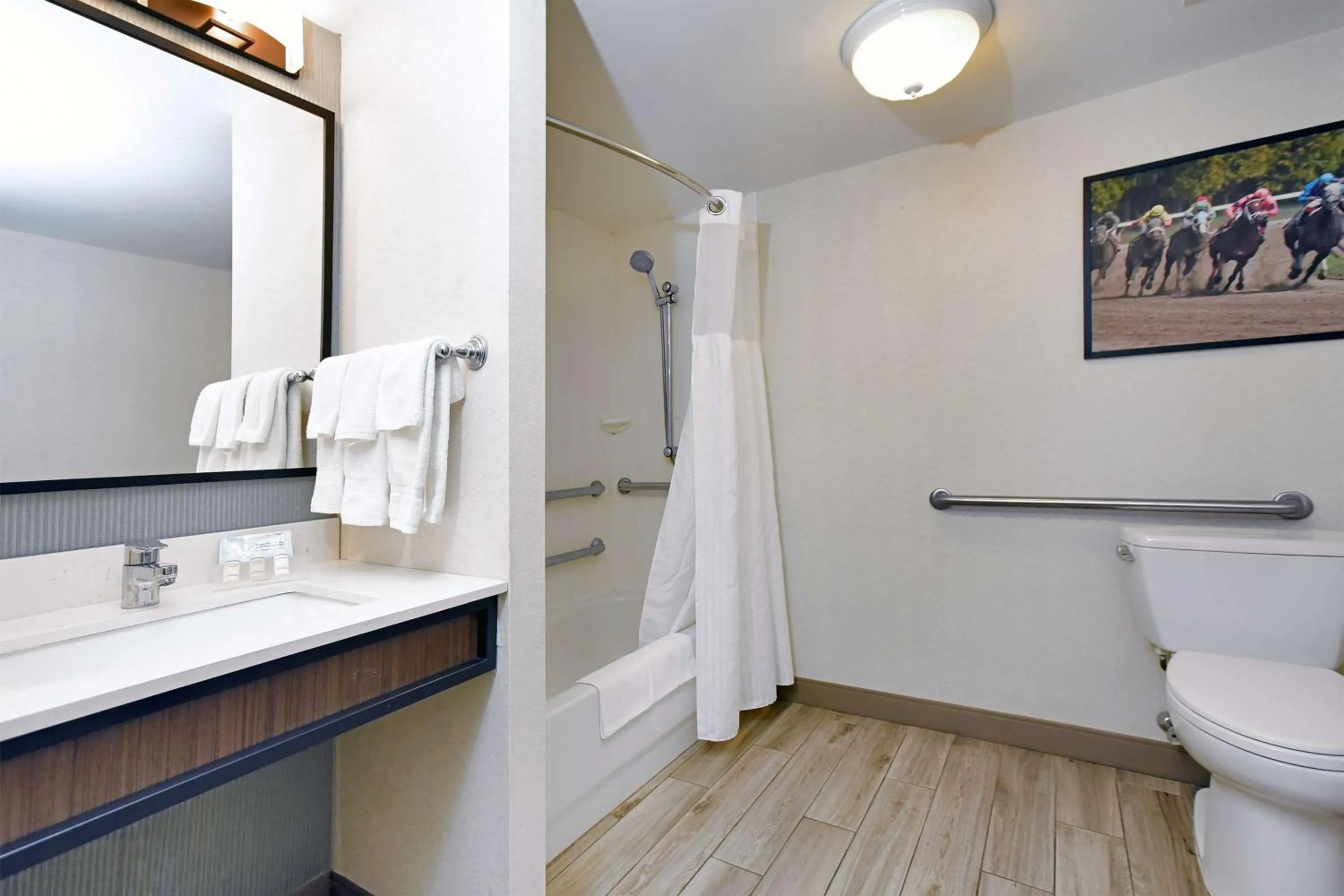 Bathroom in Hilton Garden Inn Saratoga Springs