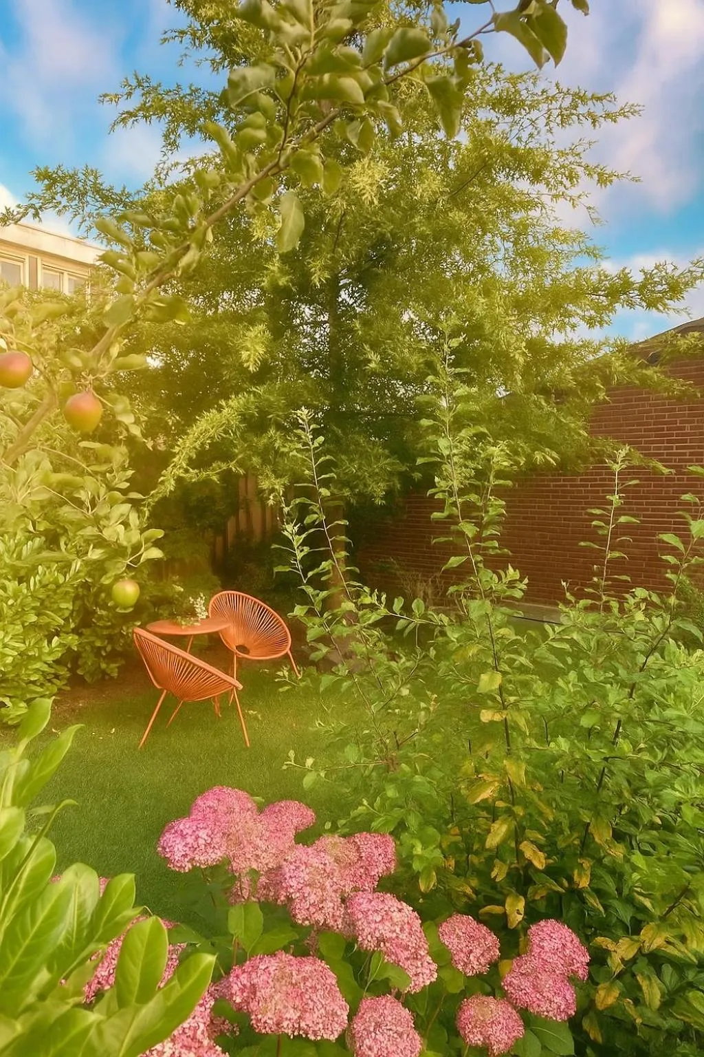 Garden in Hostellerie Horst