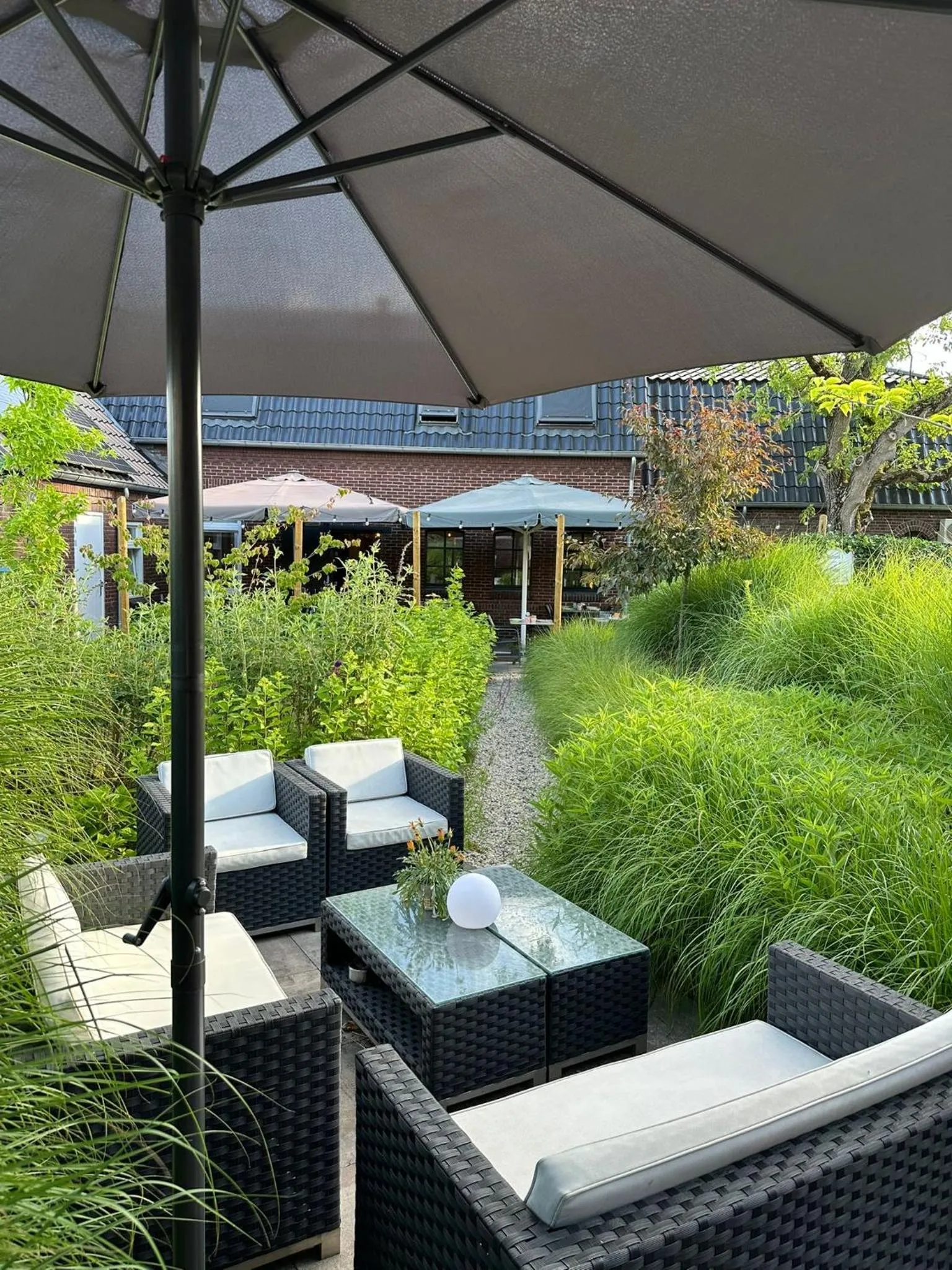 Garden in Hostellerie Horst