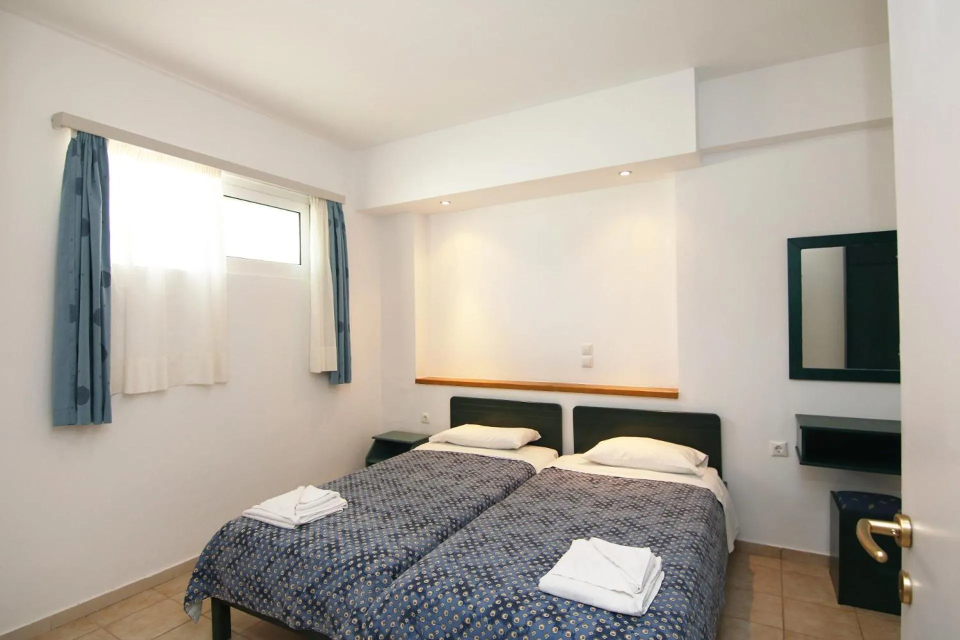 Bed in Evropi Hotel