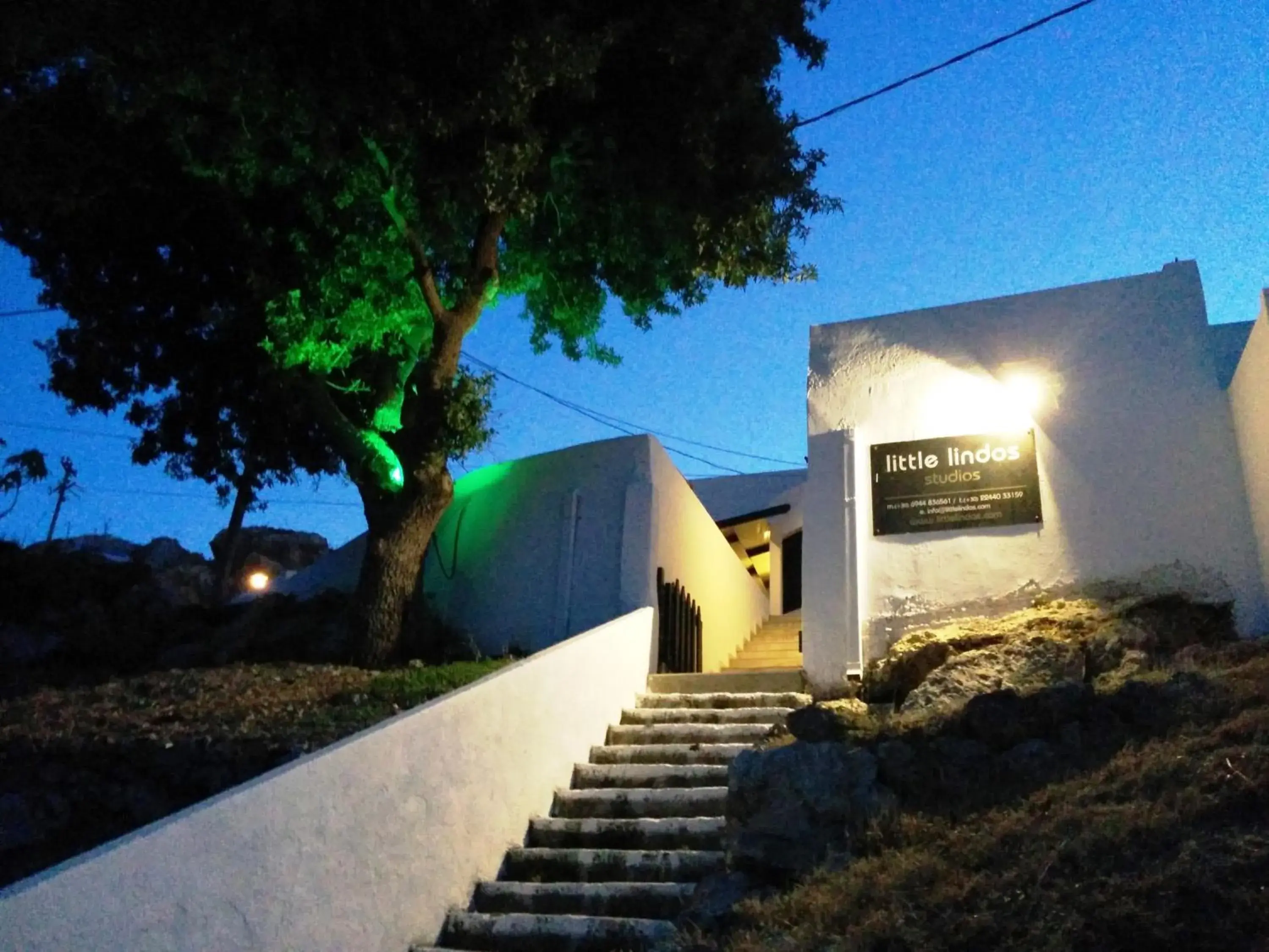 Property building in Little Lindos Sea View Studios Property building in Little Lindos Sea View Studios