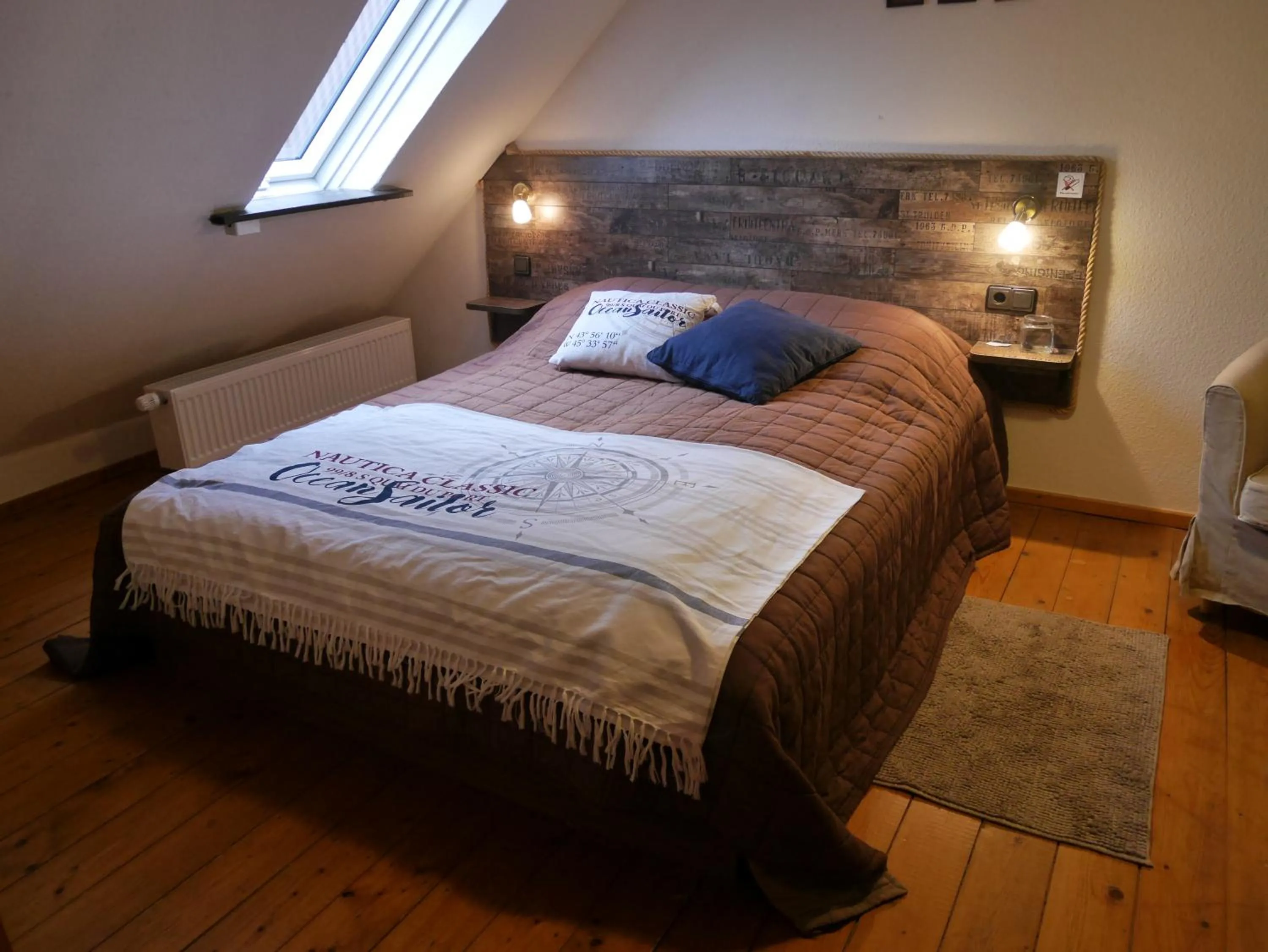 Bed in Hestavin Bed & Breakfast