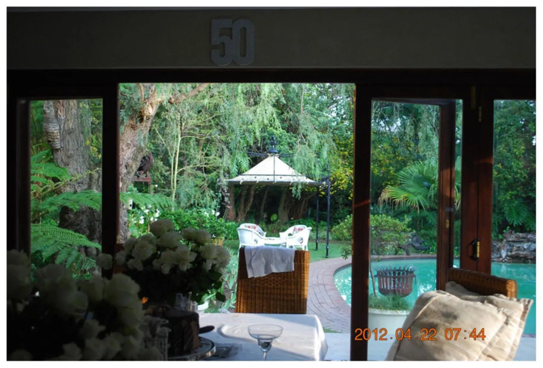 Garden view in The Lemon Tree Self- Catering