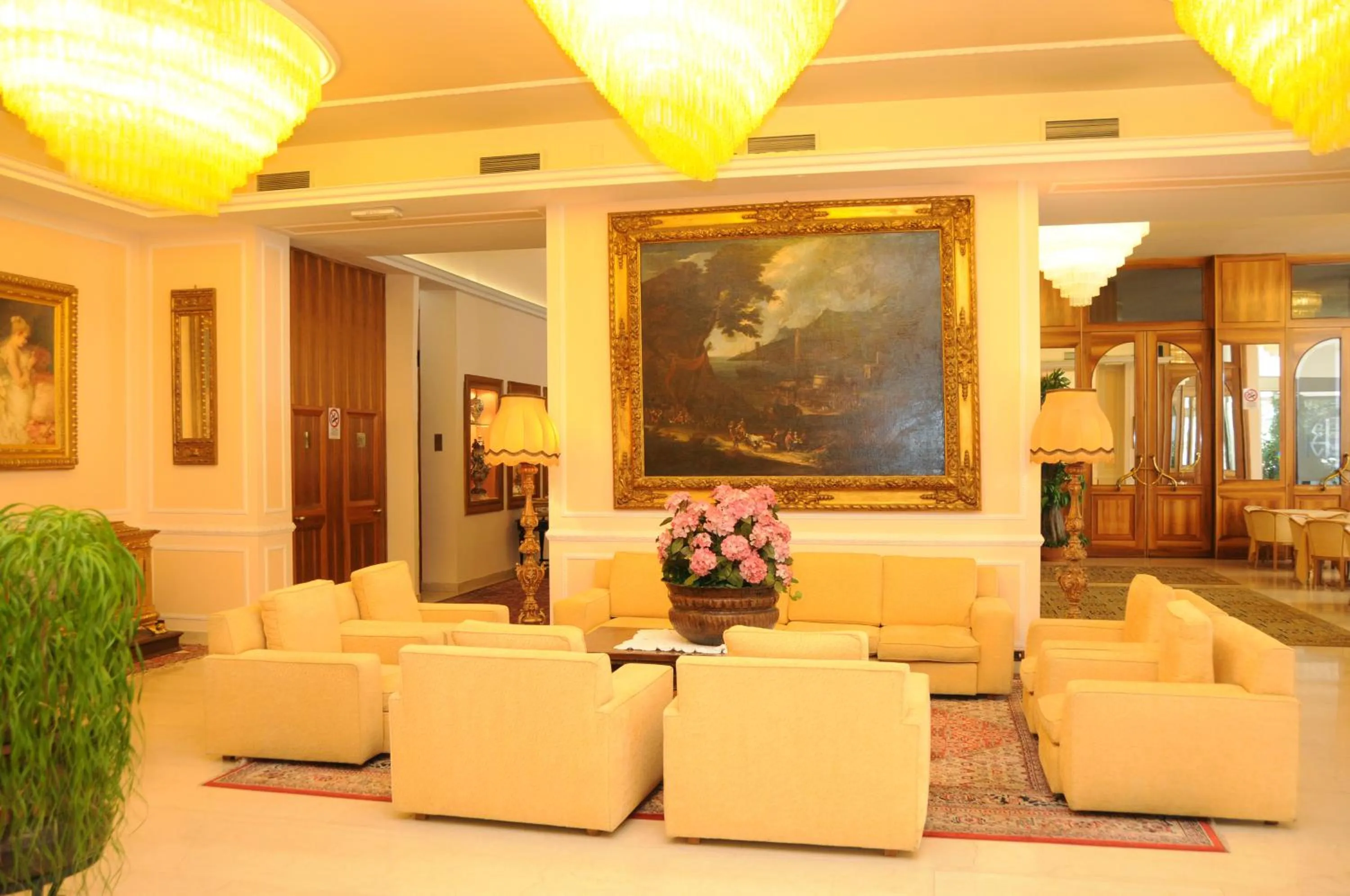 Lobby or reception in Grand Hotel Excelsior
