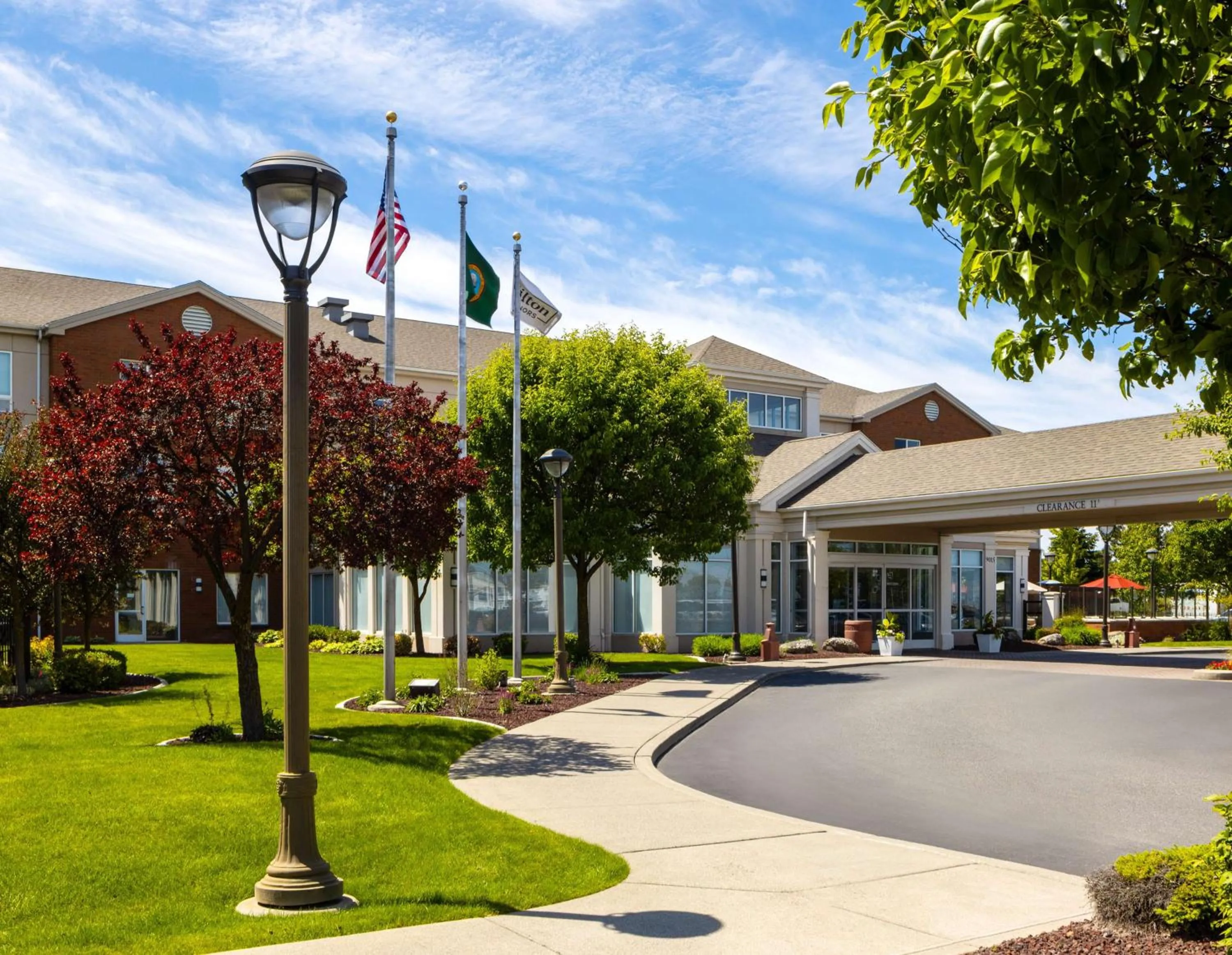 Property building in Hilton Garden Inn Spokane Airport