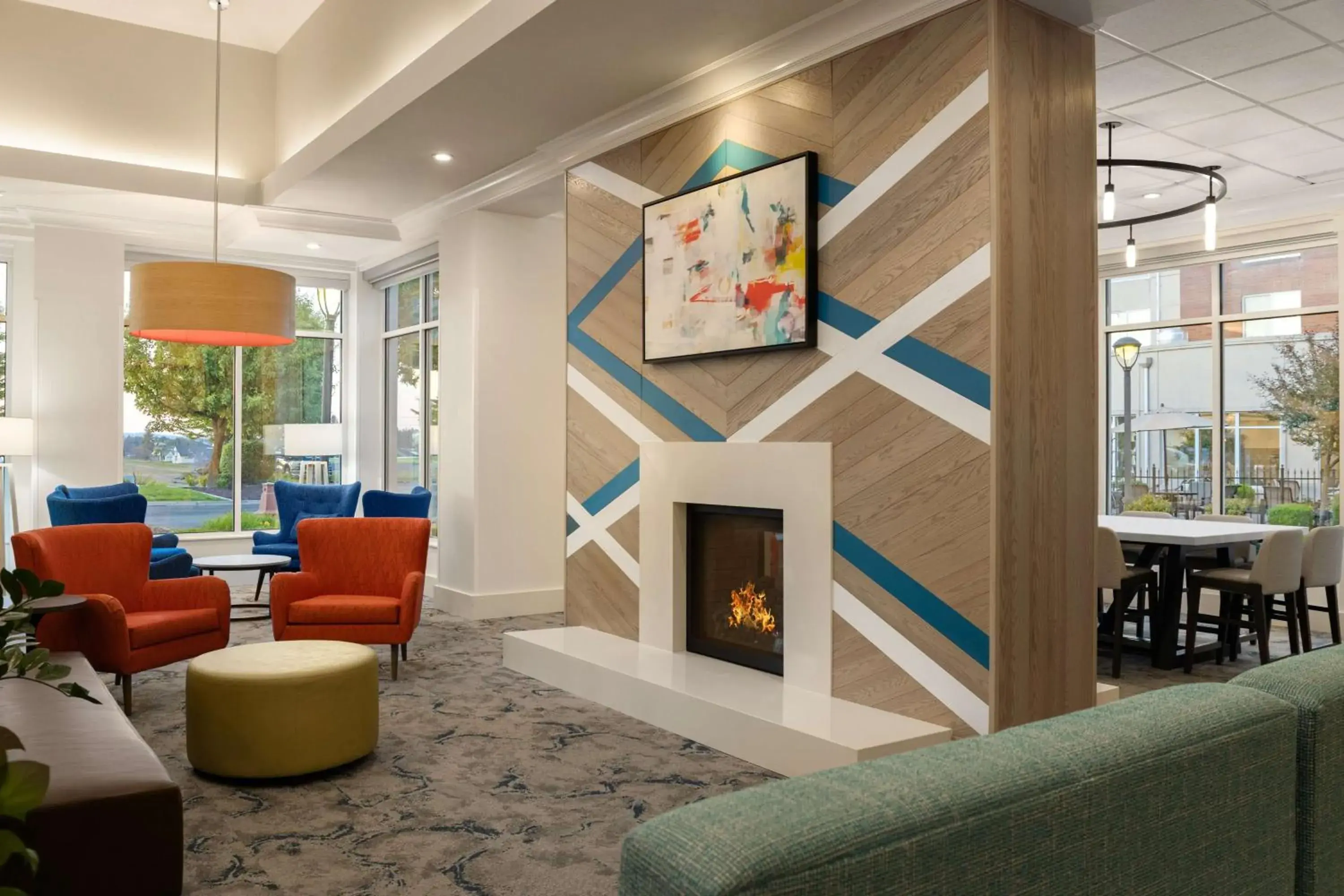 Lobby or reception in Hilton Garden Inn Spokane Airport Lobby or reception in Hilton Garden Inn Spokane Airport