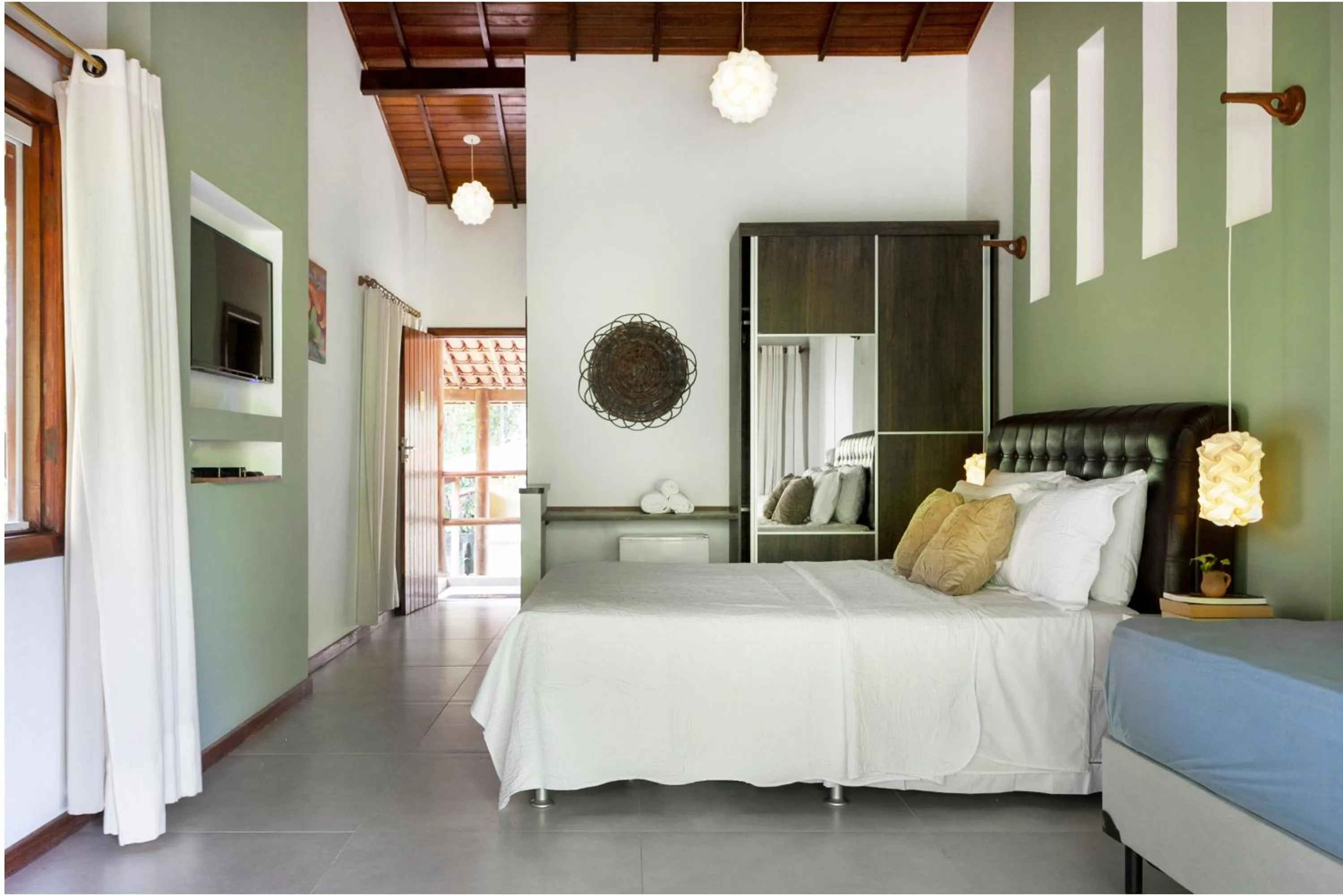 Bed in Pousada Espaço do Sagui - Taipu de Fora