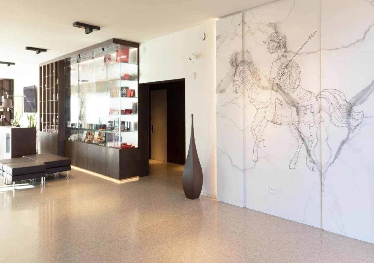 Lobby or reception in Boiardo Hotel