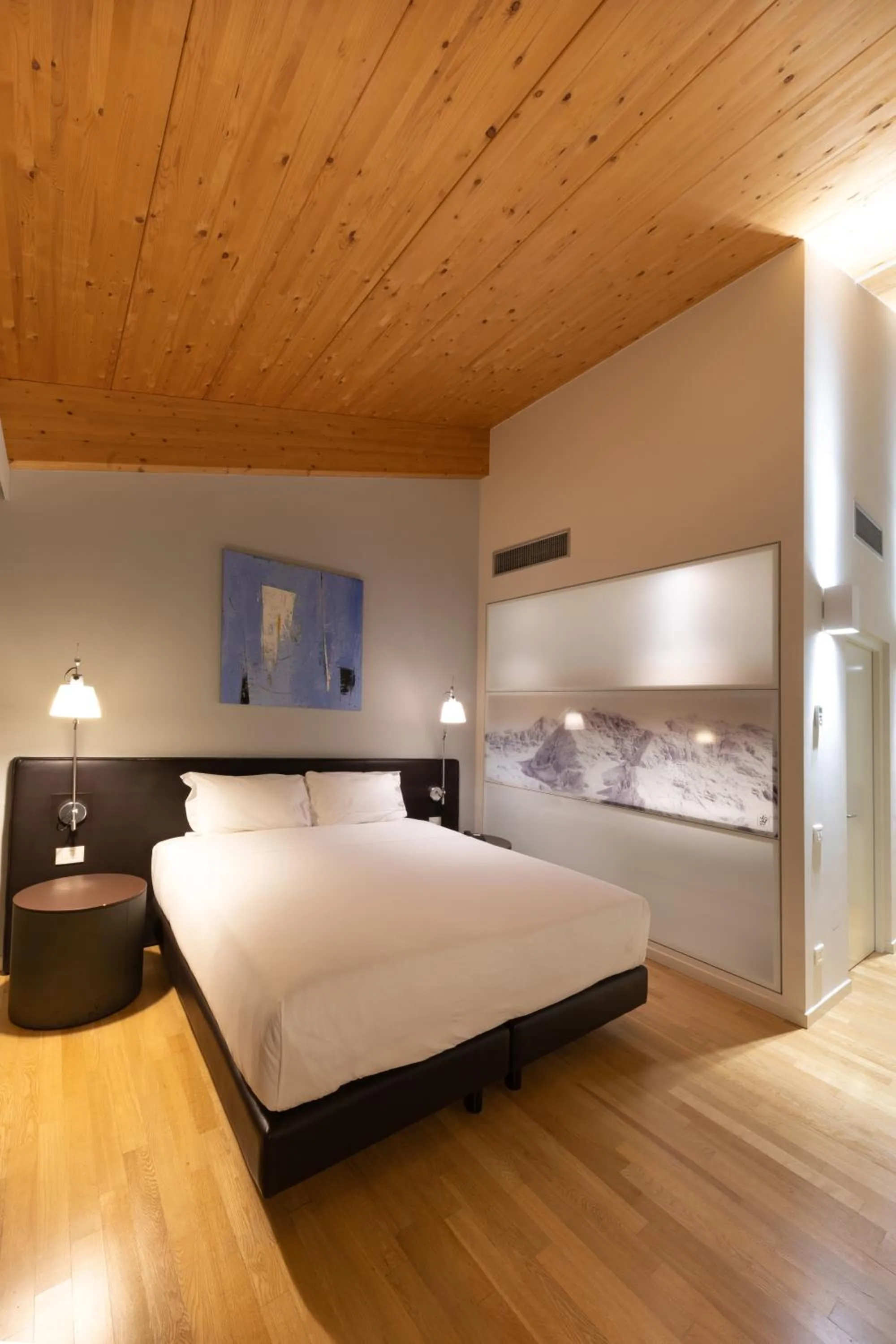 Bed in Boiardo Hotel