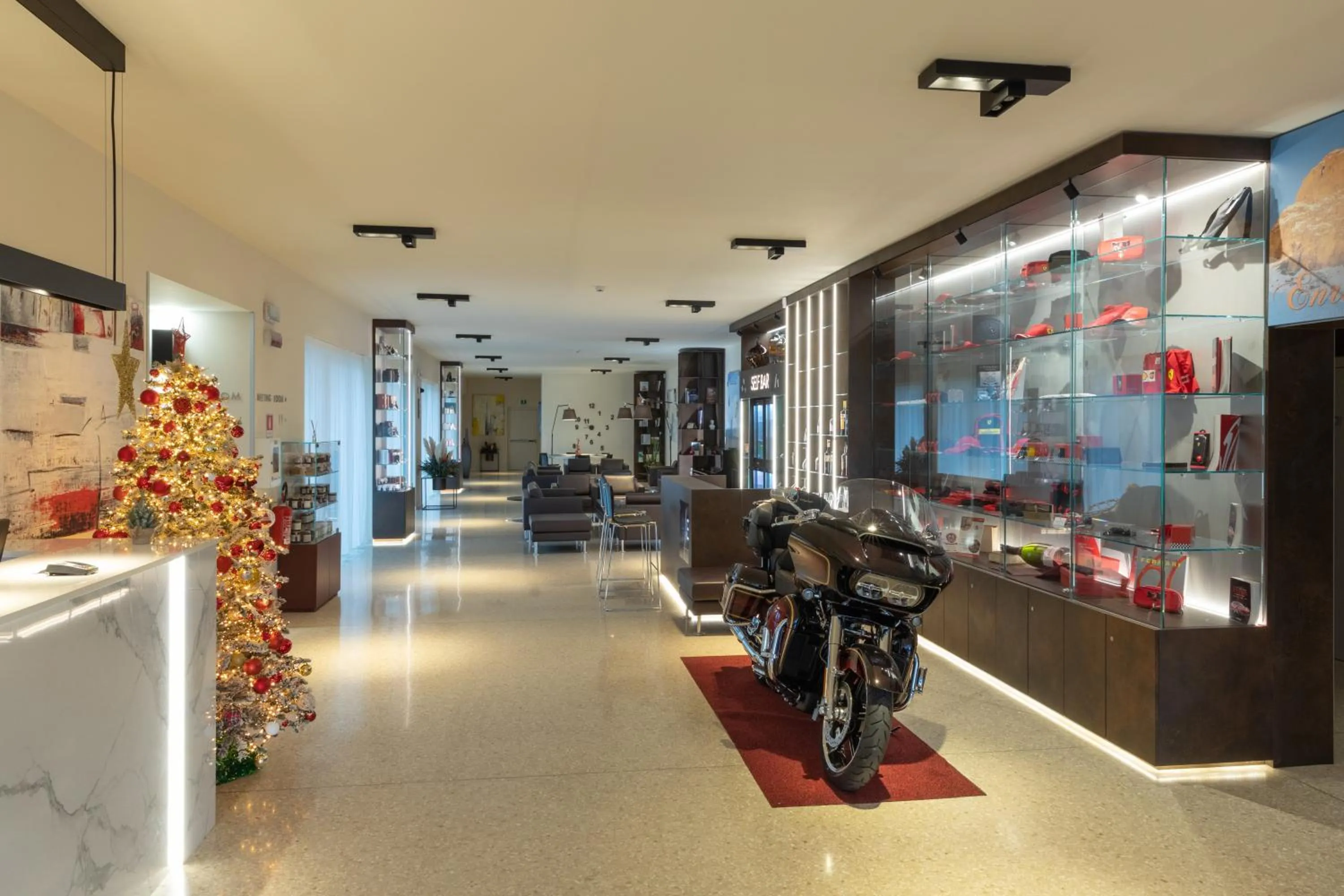 Lobby or reception in Boiardo Hotel