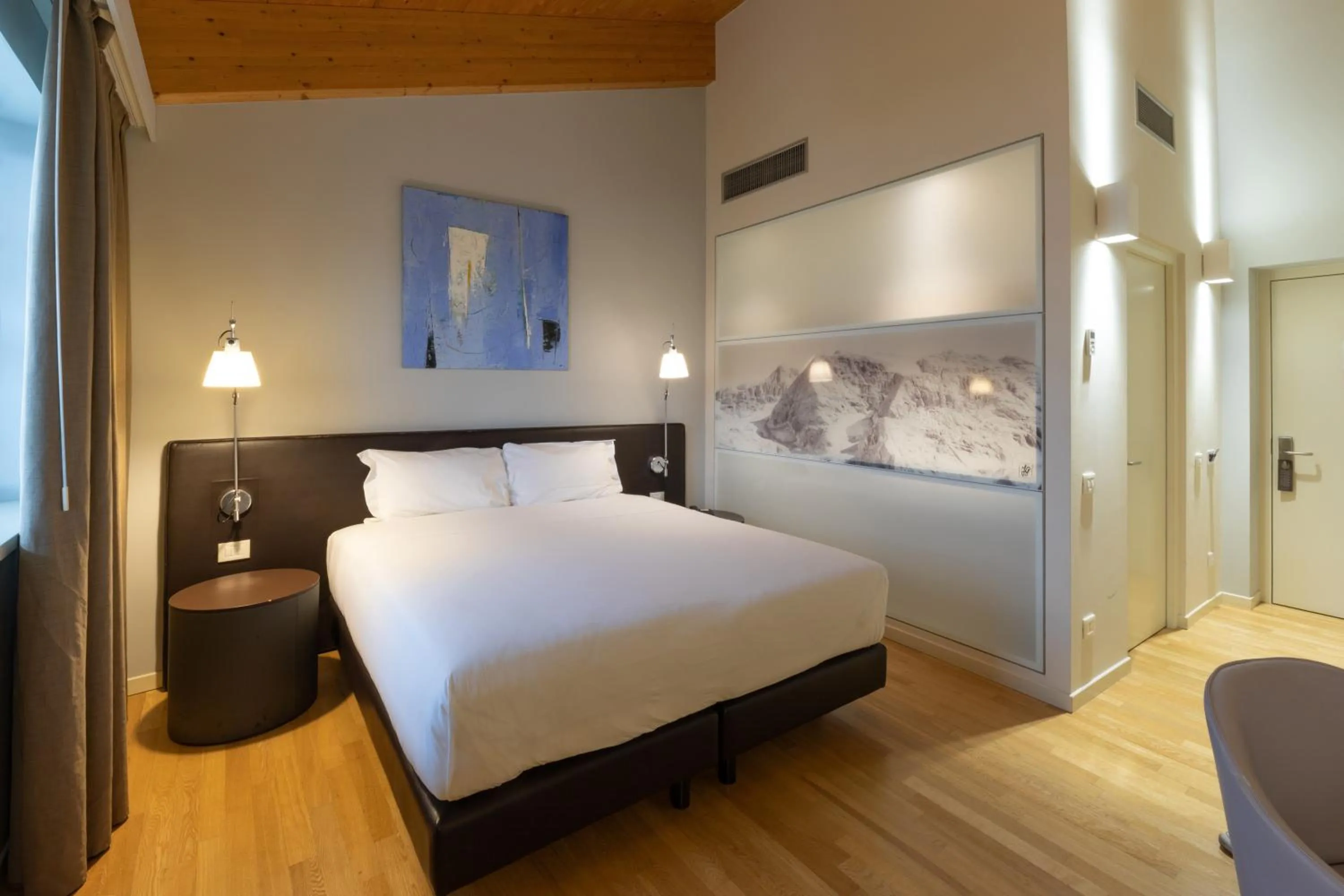 Bed in Boiardo Hotel