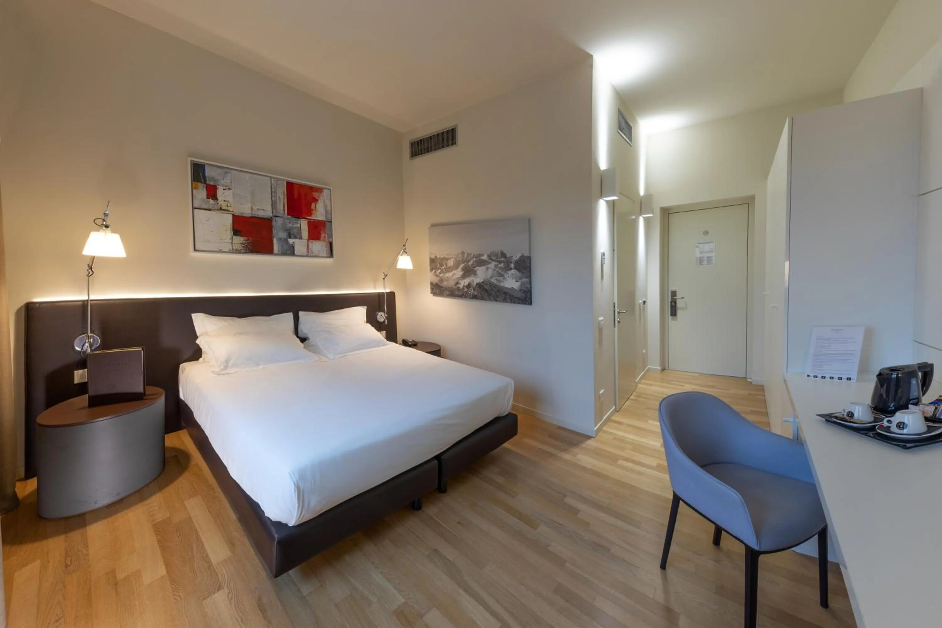 Bed in Boiardo Hotel