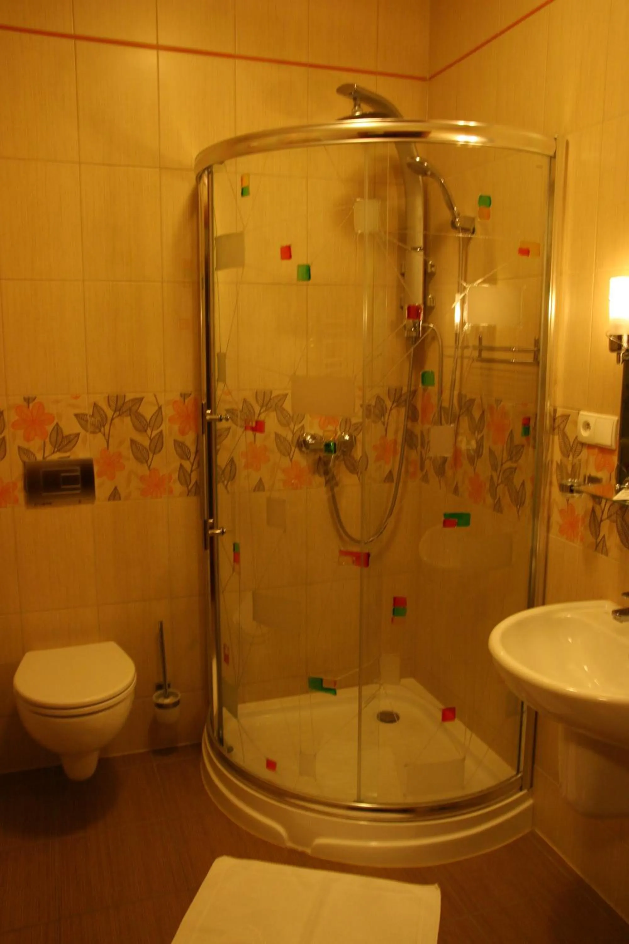 Shower in Hotel Karolinka