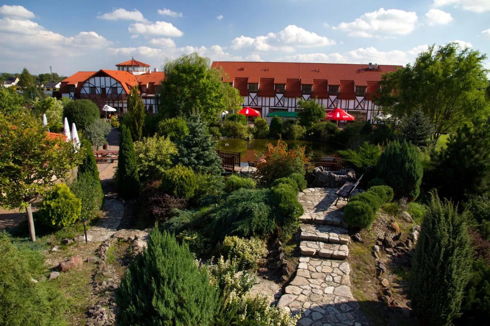 Garden in Hotel Karolinka